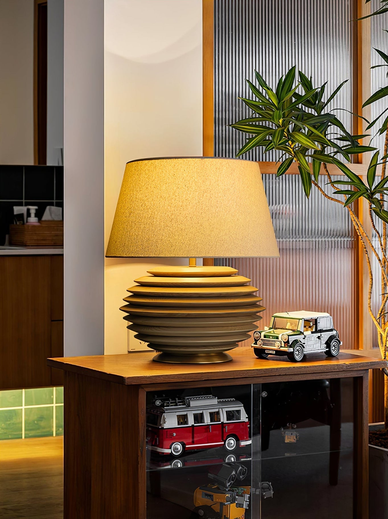 Abby Modern Table Lamp-Neutral Decor