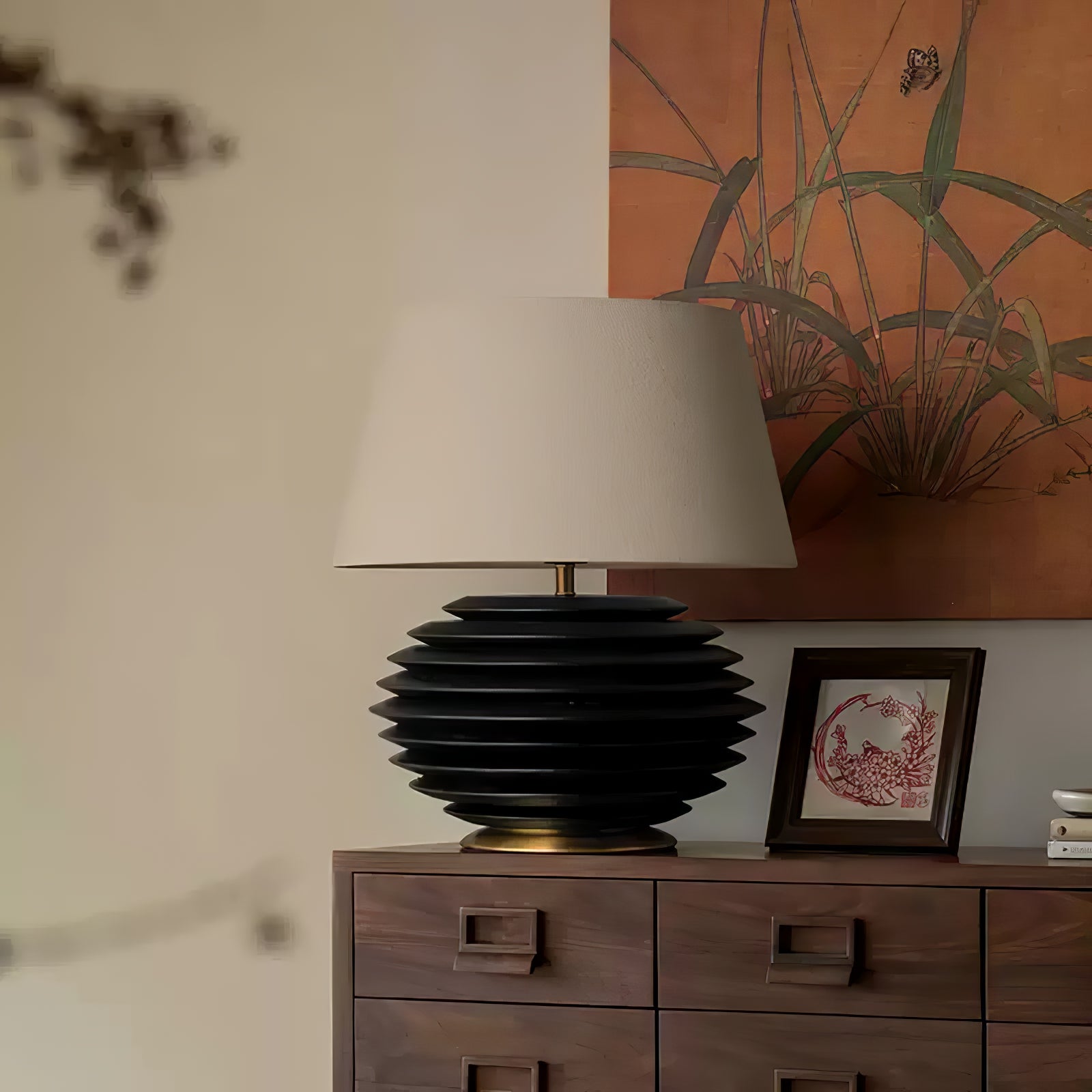 Abby Modern Table Lamp-Neutral Decor