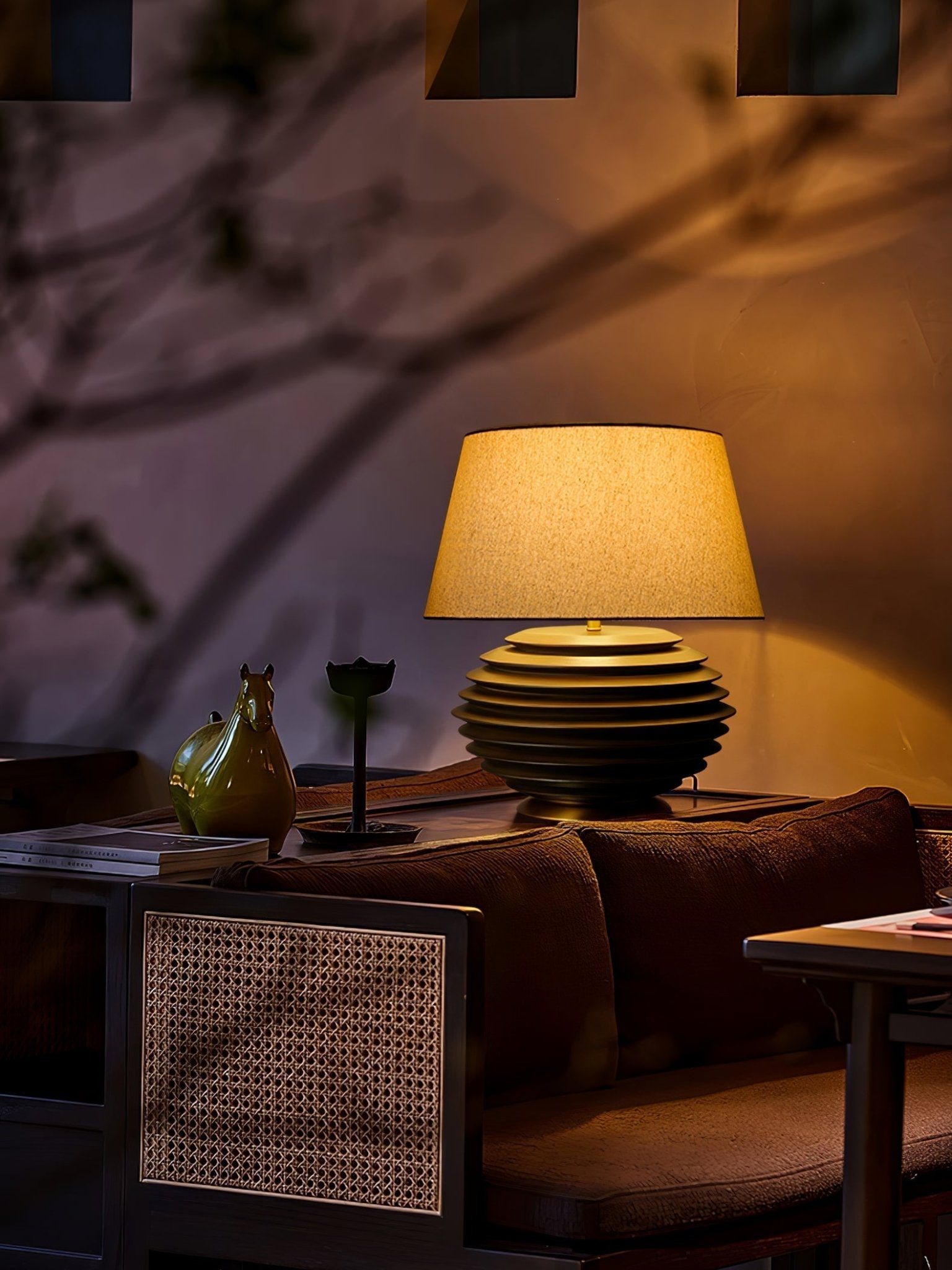 Abby Modern Table Lamp-Neutral Decor