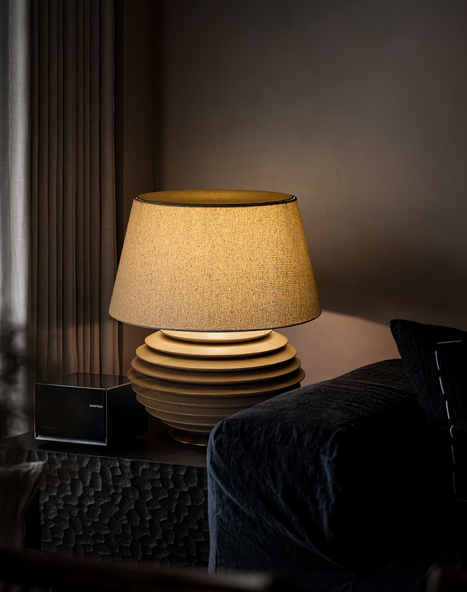 Abby Modern Table Lamp-Neutral Decor