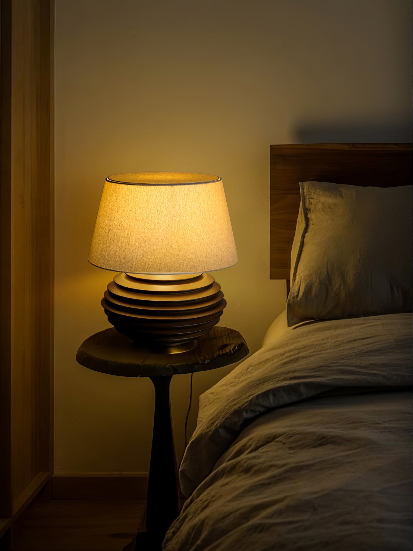 Abby Modern Table Lamp-Neutral Decor