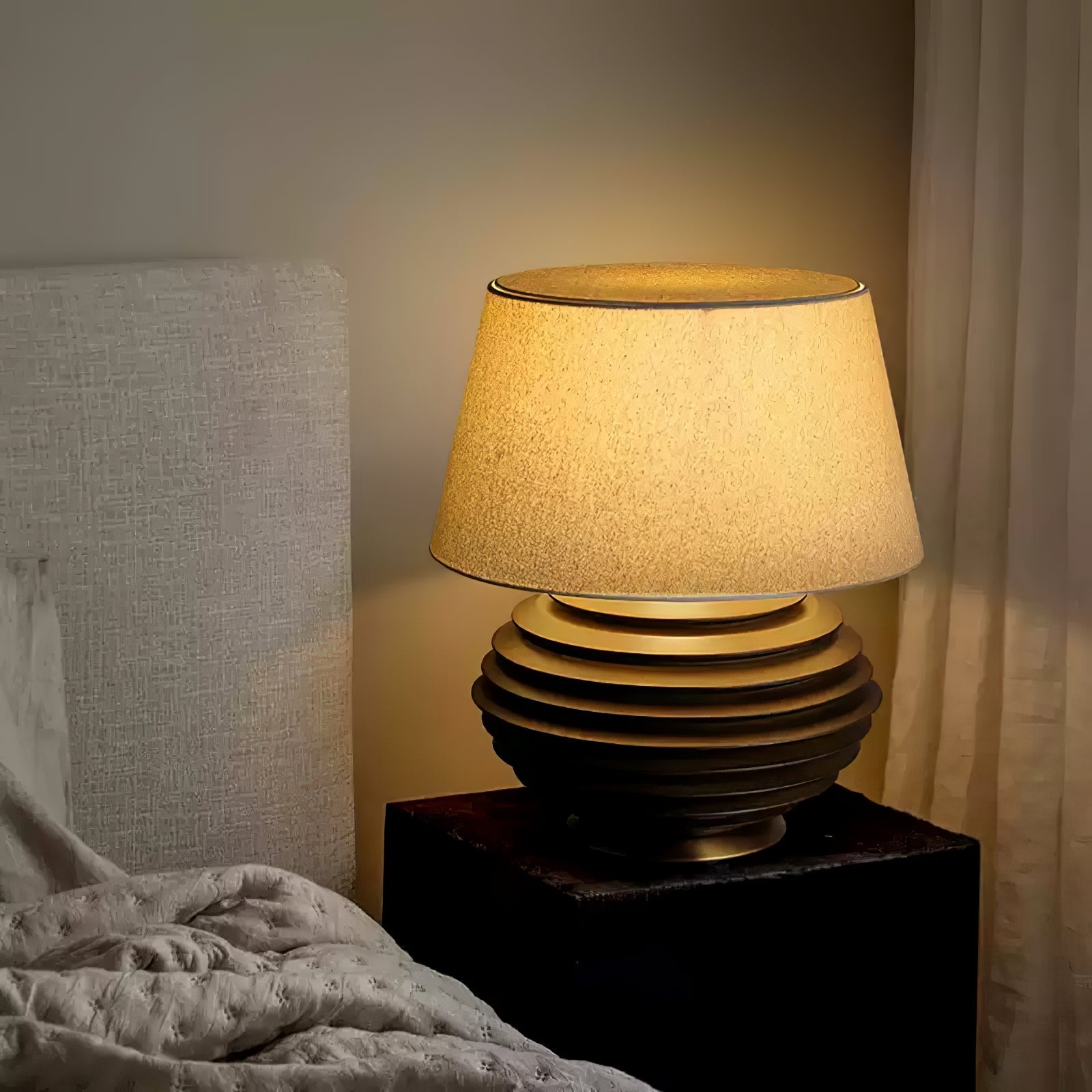 Abby Modern Table Lamp-Neutral Decor