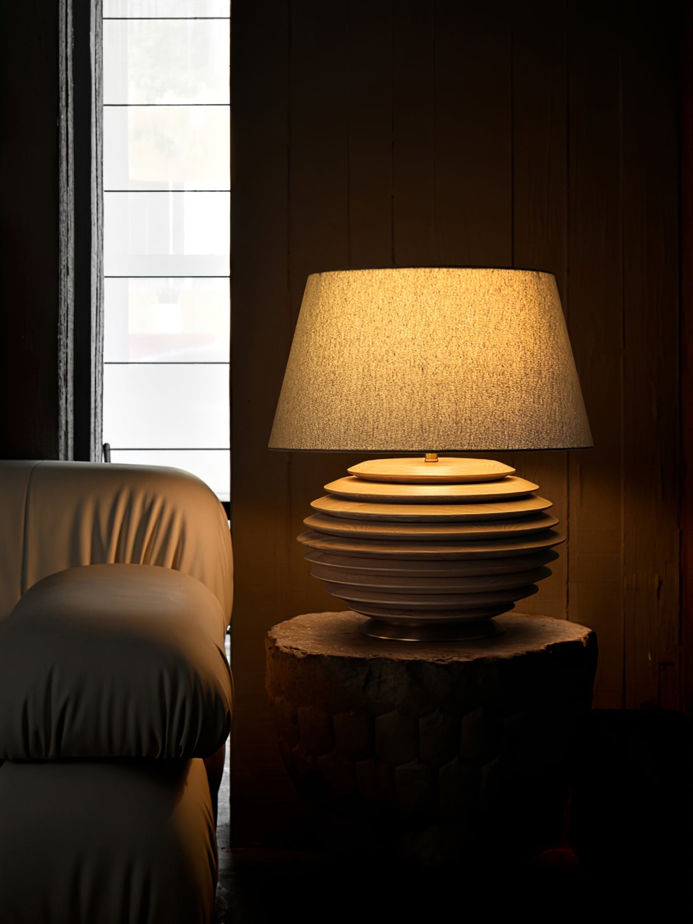 Abby Modern Table Lamp-Neutral Decor