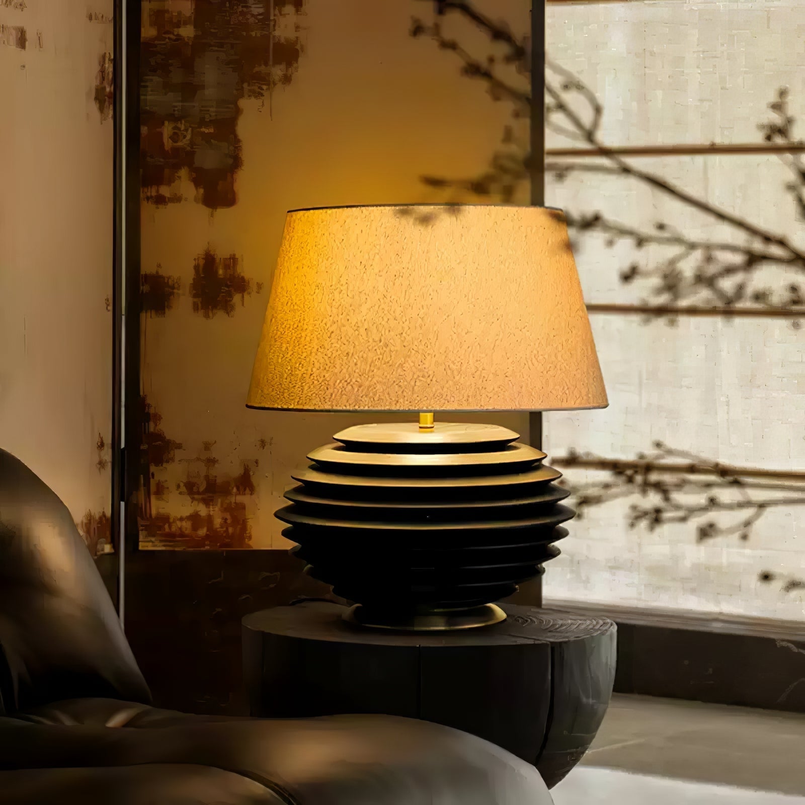 Abby Modern Table Lamp-Neutral Decor