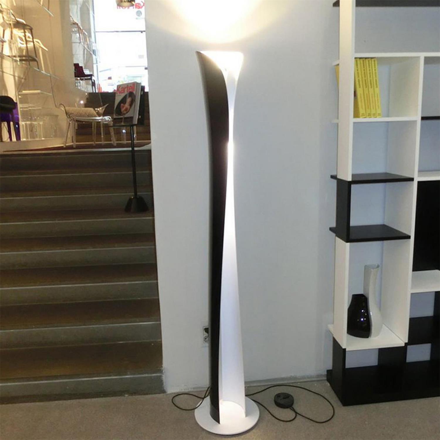 Cirvel Aluminum Futuristic Floor Lamp-Neutral Decor