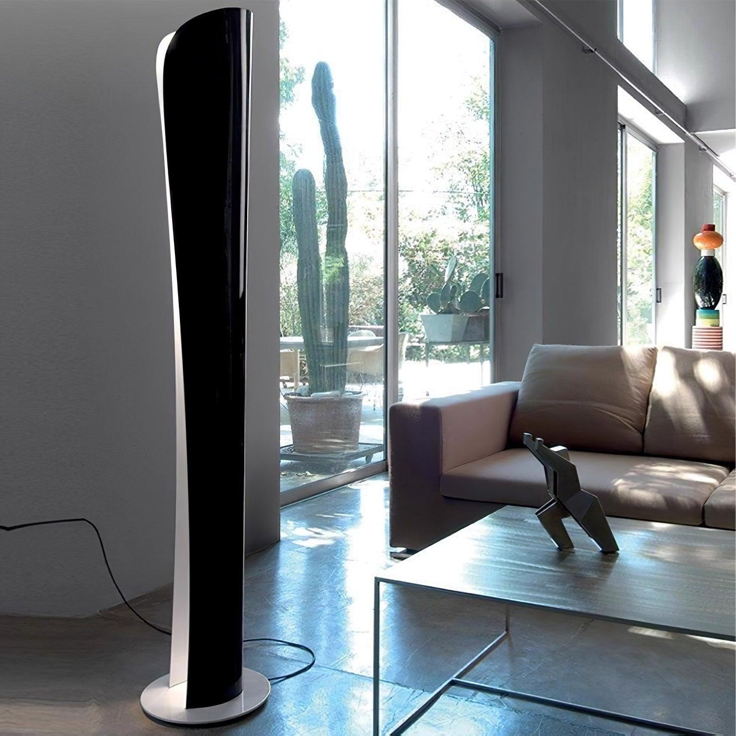 Cirvel Aluminum Futuristic Floor Lamp-Neutral Decor