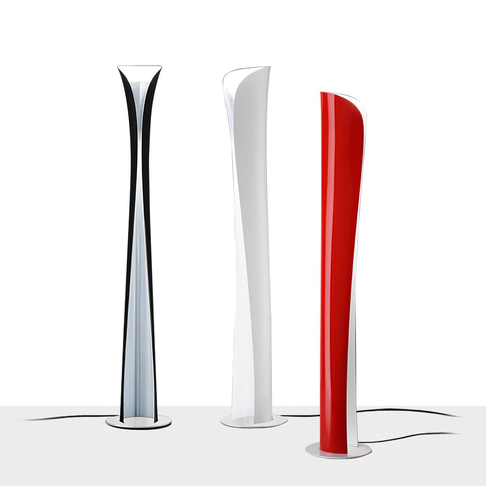 Cirvel Aluminum Futuristic Floor Lamp-Neutral Decor