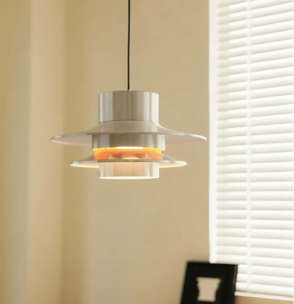 Ulux Chrome Pendant Light-Neutral Decor