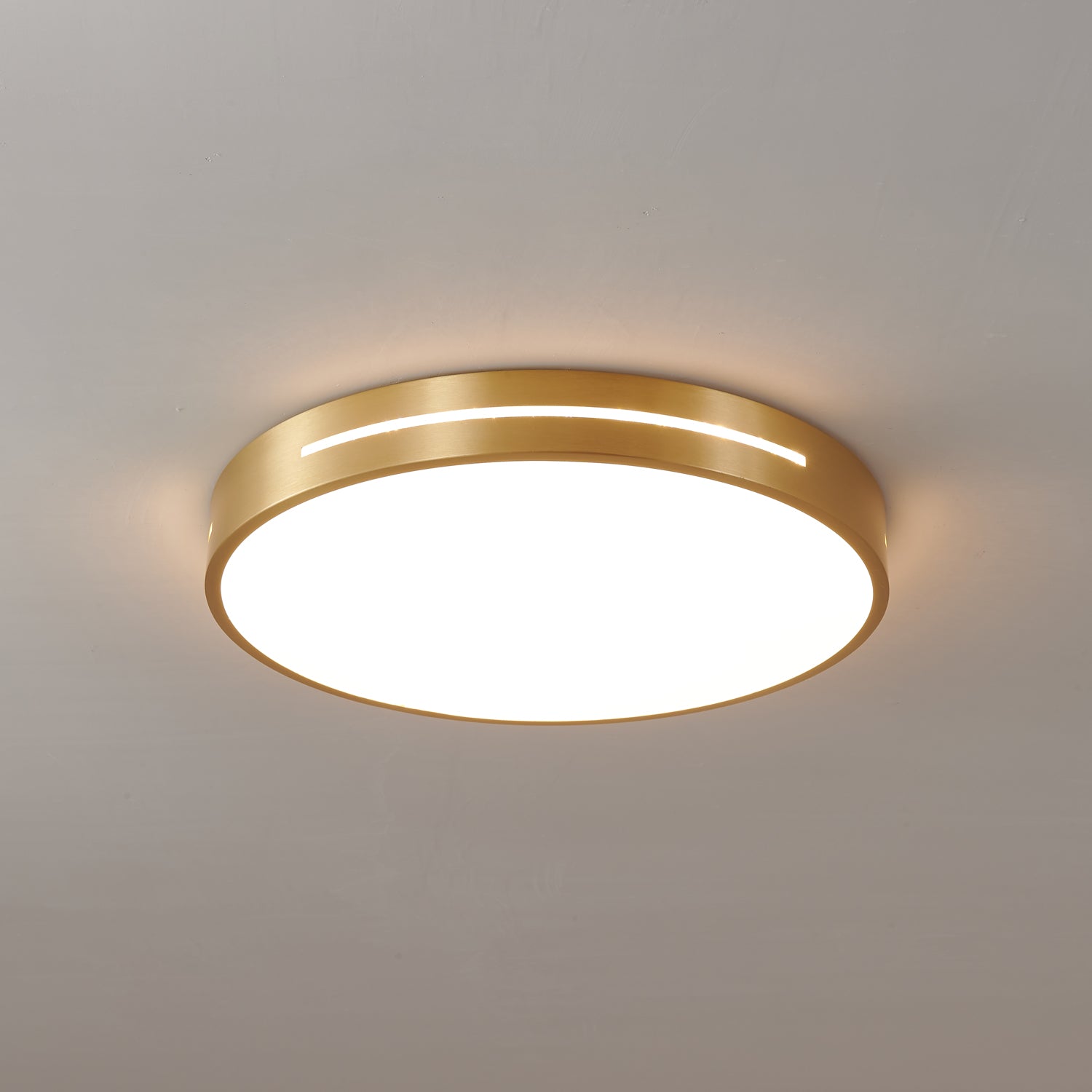 Eurcarara Modern Minimalist Brass Ceiling Light-Neutral Decor
