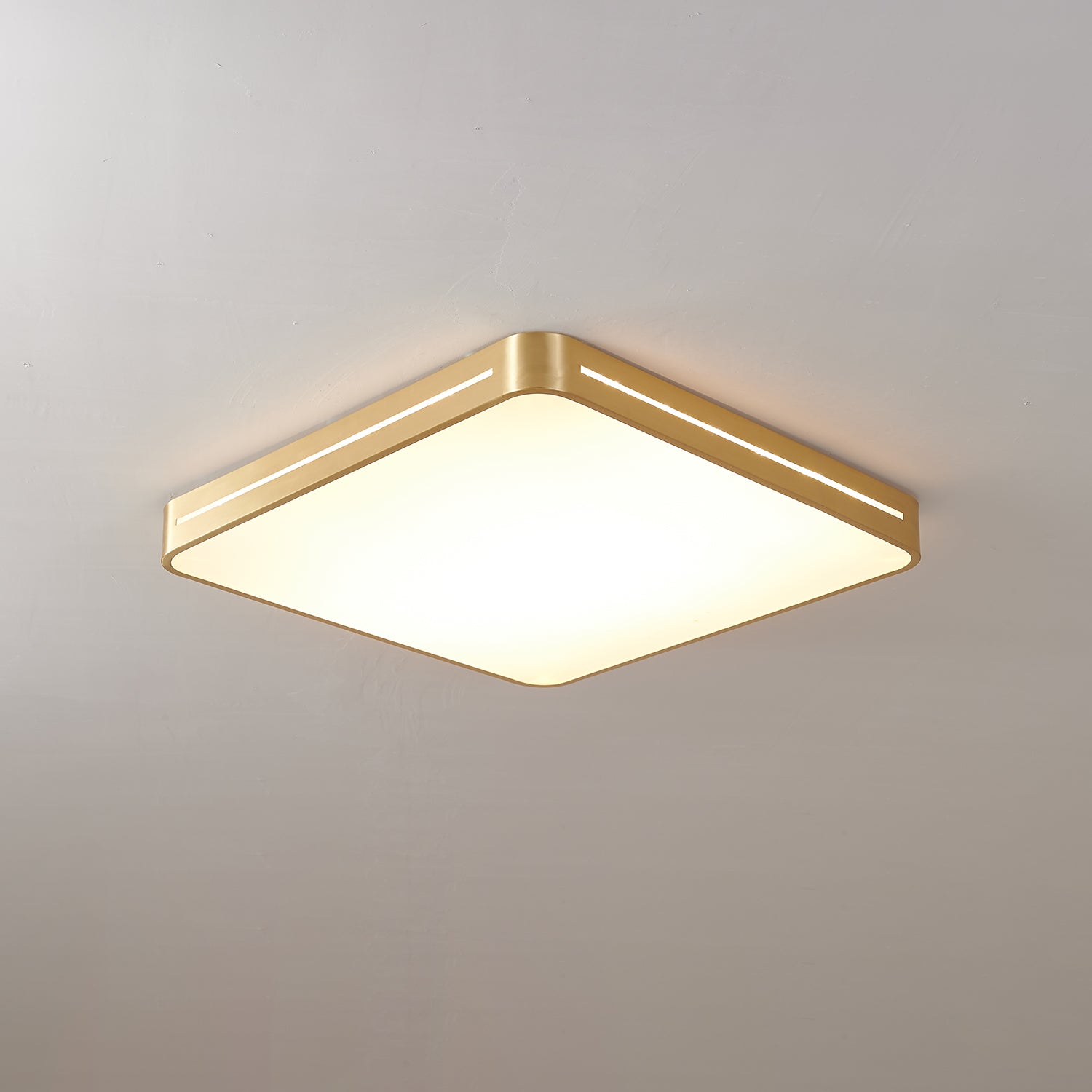Eurcarara Modern Minimalist Brass Ceiling Light-Neutral Decor