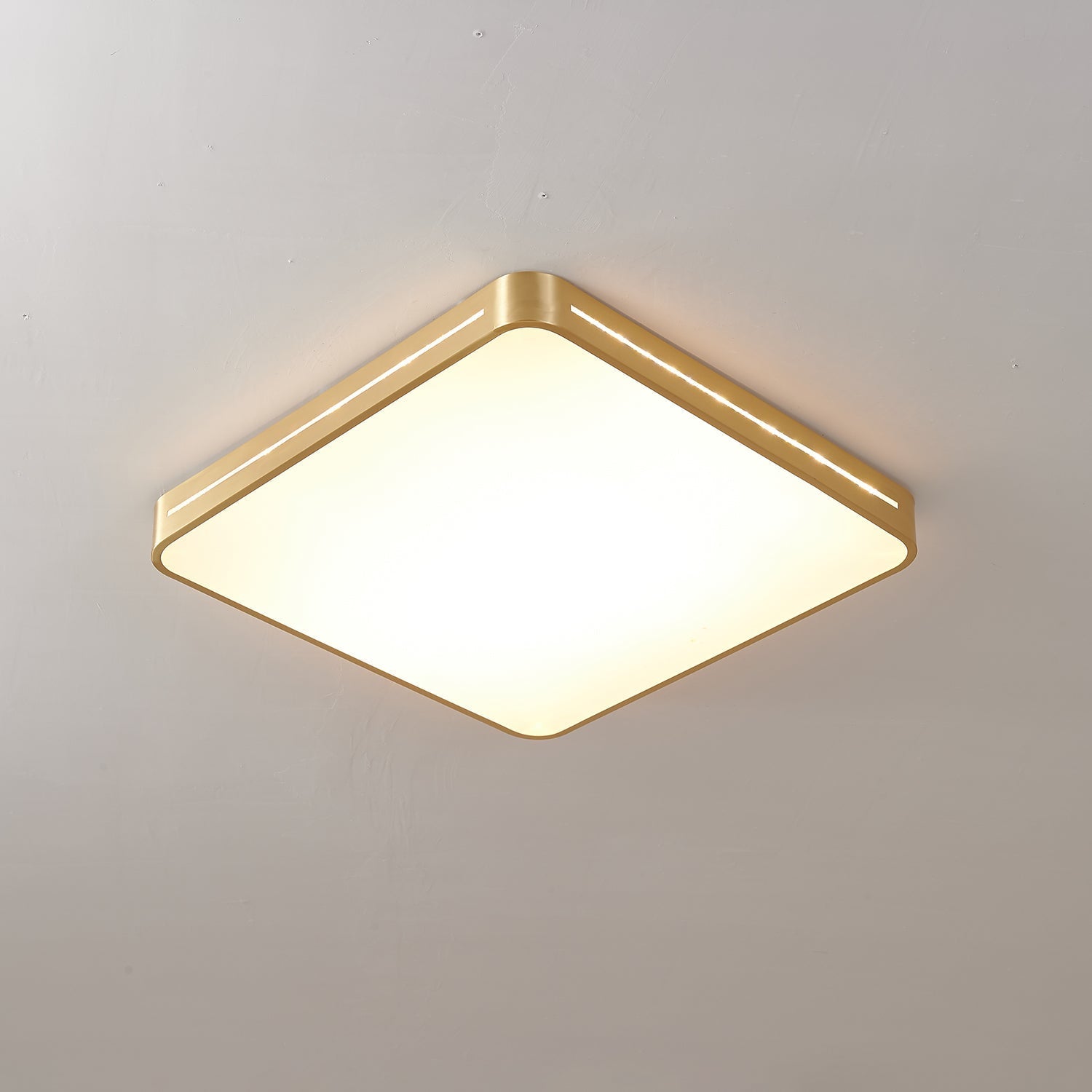 Eurcarara Modern Minimalist Brass Ceiling Light-Neutral Decor