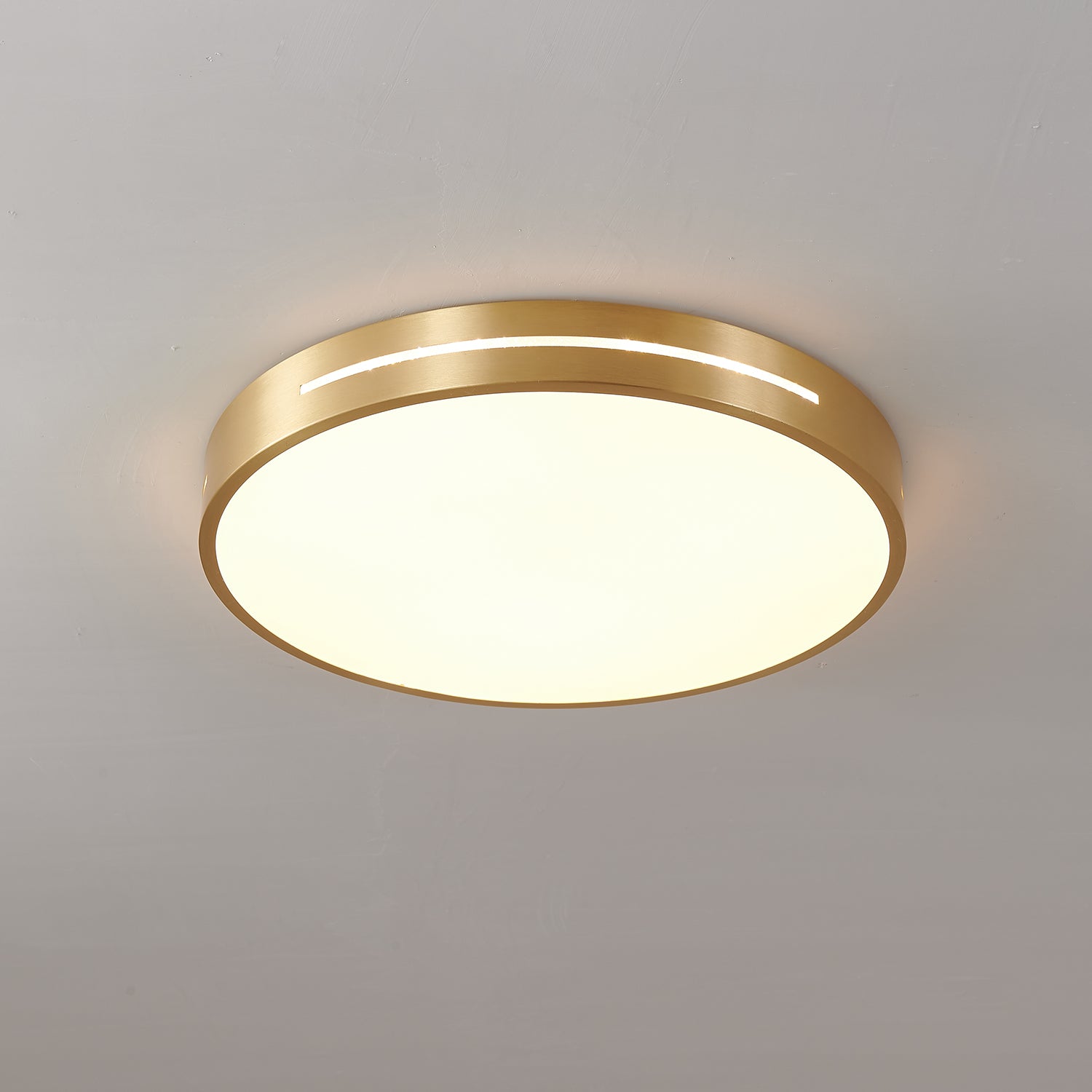 Eurcarara Modern Minimalist Brass Ceiling Light-Neutral Decor