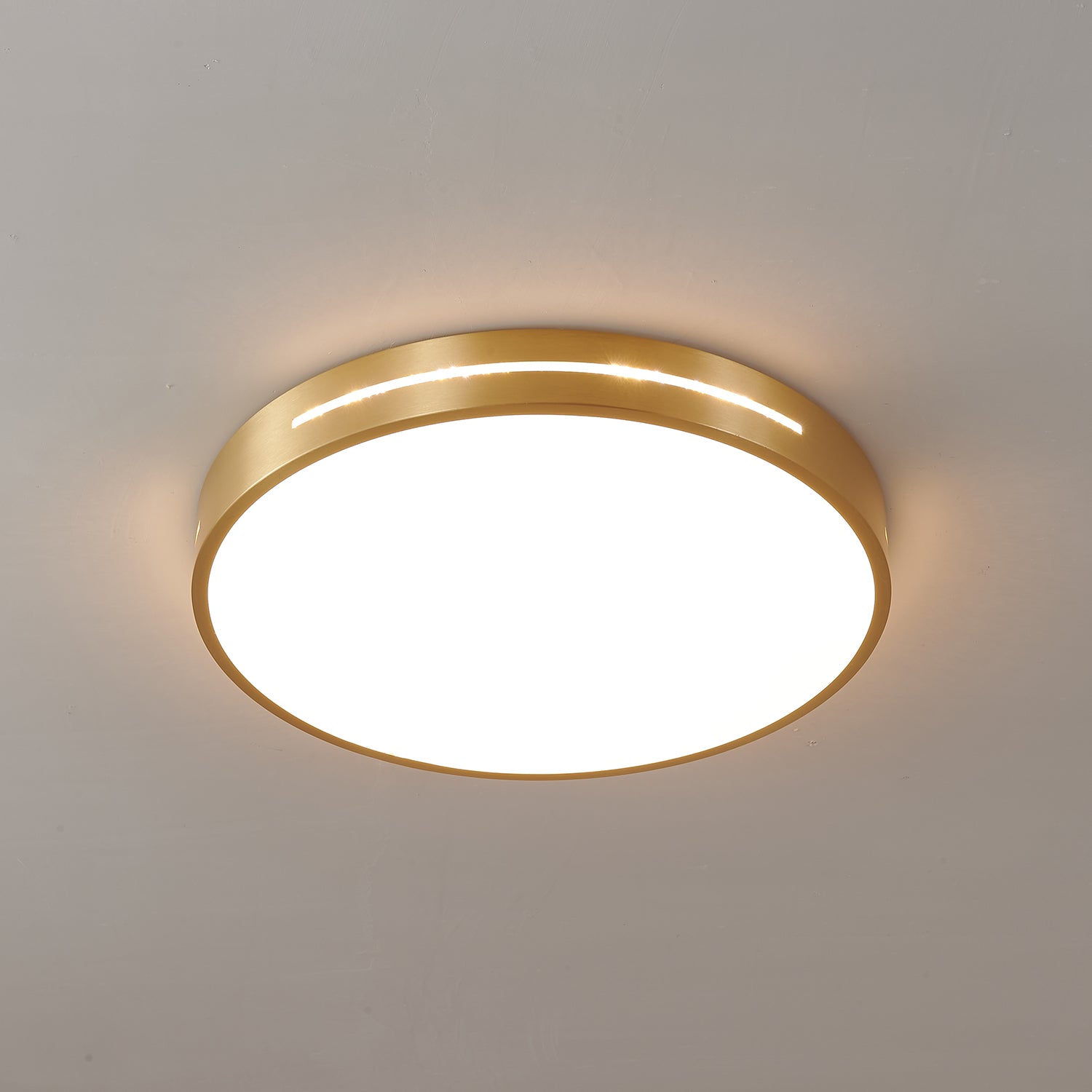 Eurcarara Modern Minimalist Brass Ceiling Light-Neutral Decor