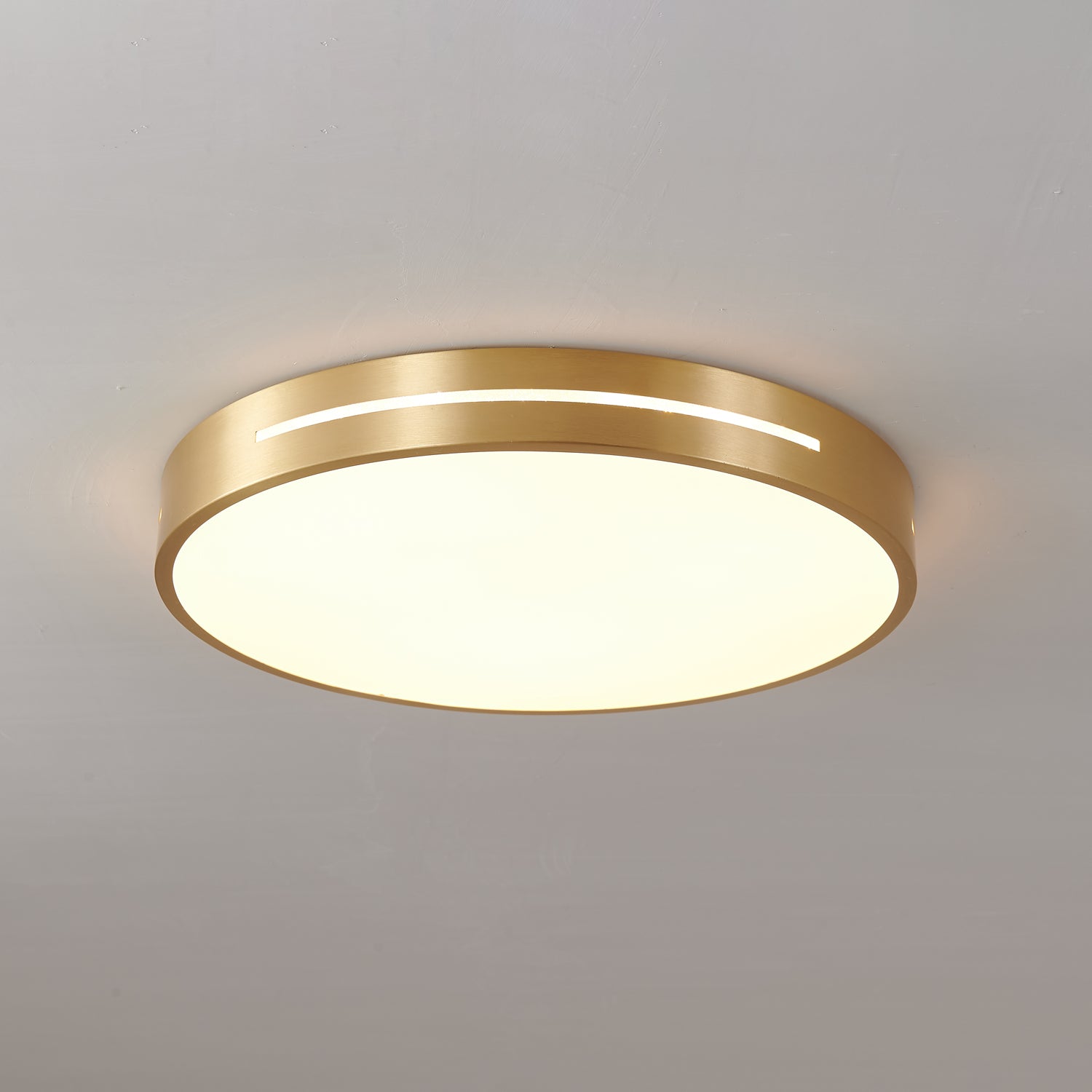 Eurcarara Modern Minimalist Brass Ceiling Light-Neutral Decor