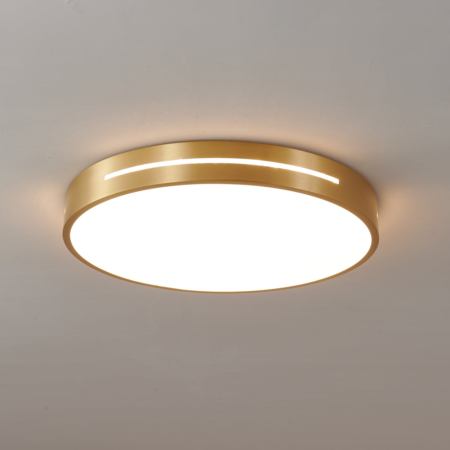 Eurcarara Modern Minimalist Brass Ceiling Light-Neutral Decor