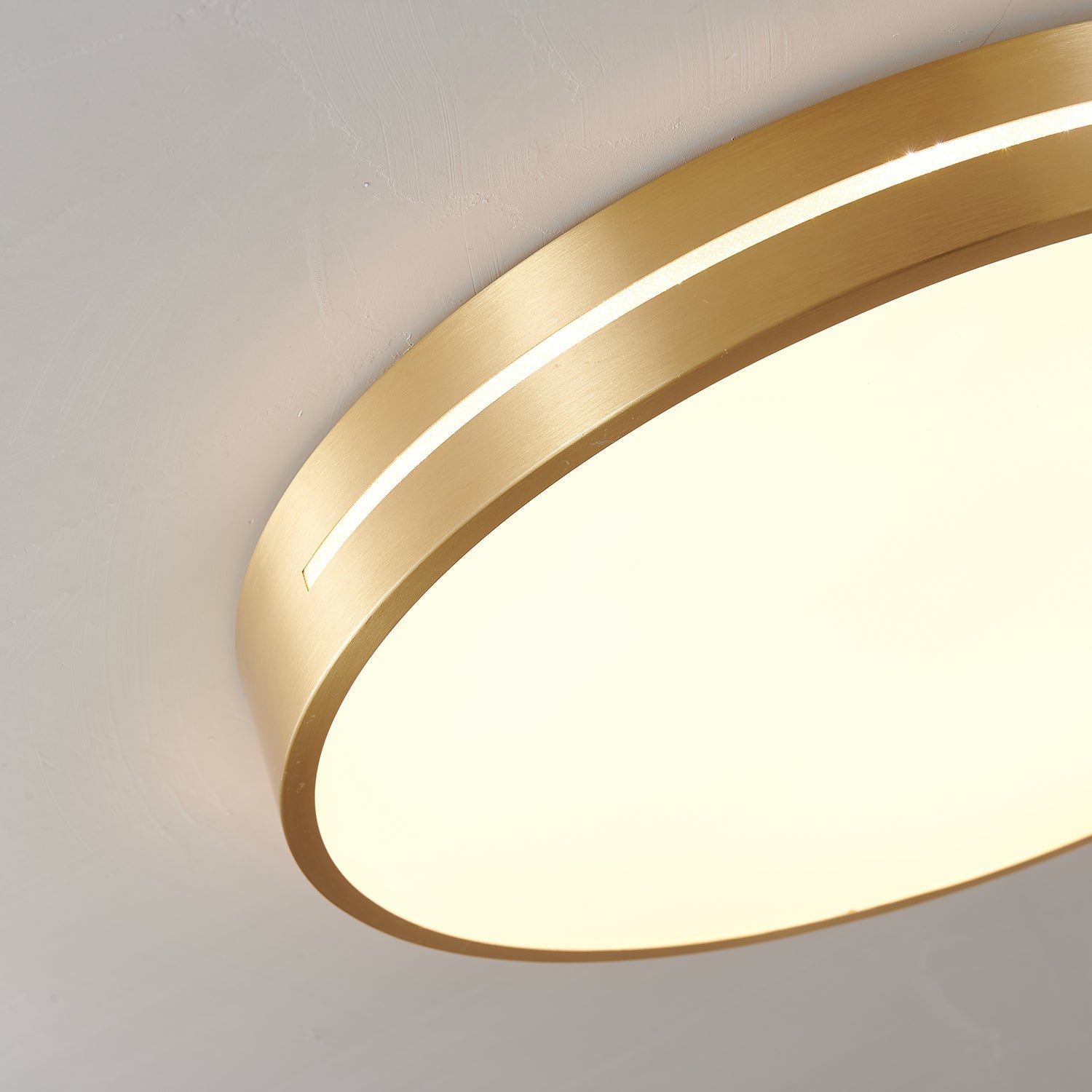 Eurcarara Modern Minimalist Brass Ceiling Light-Neutral Decor