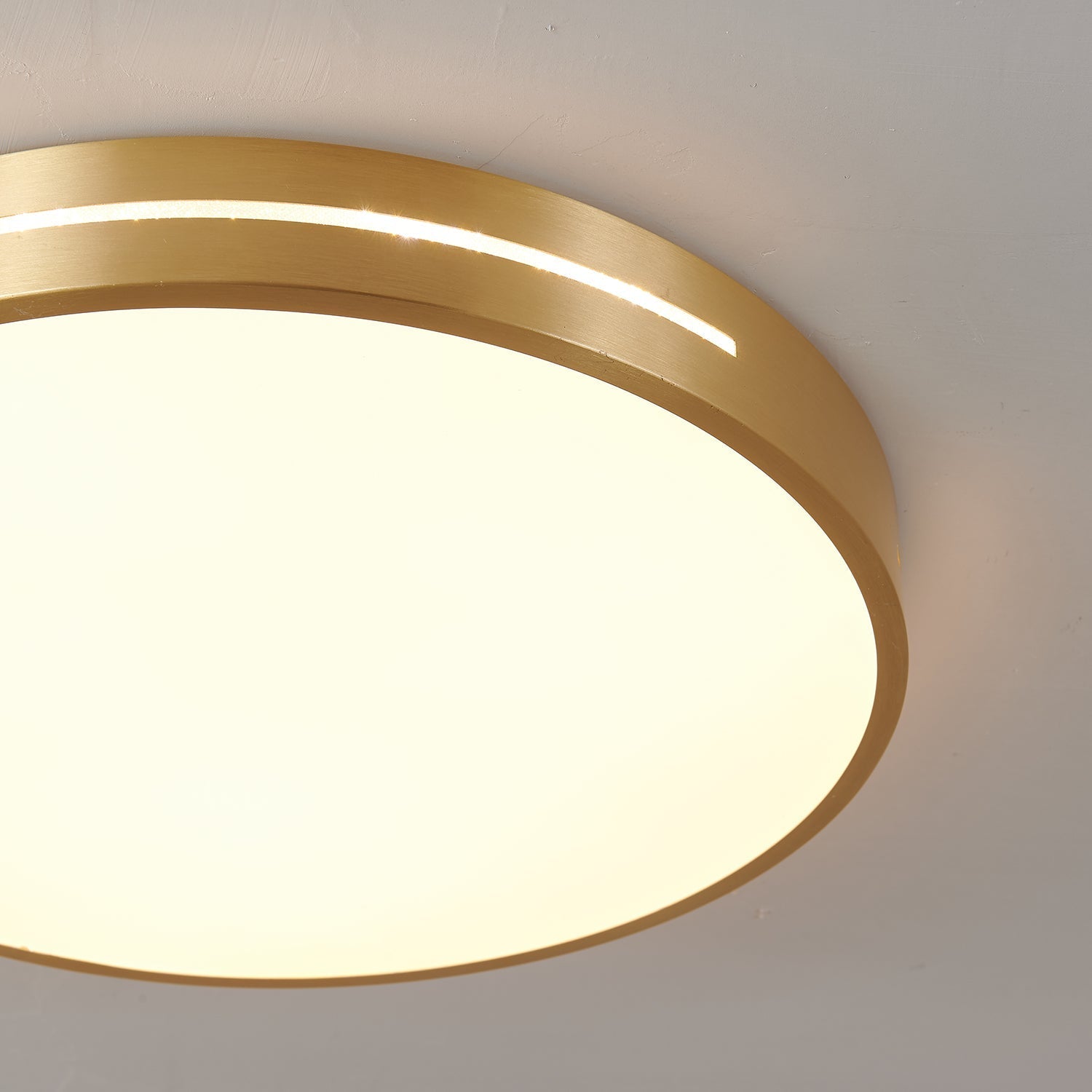 Eurcarara Modern Minimalist Brass Ceiling Light-Neutral Decor