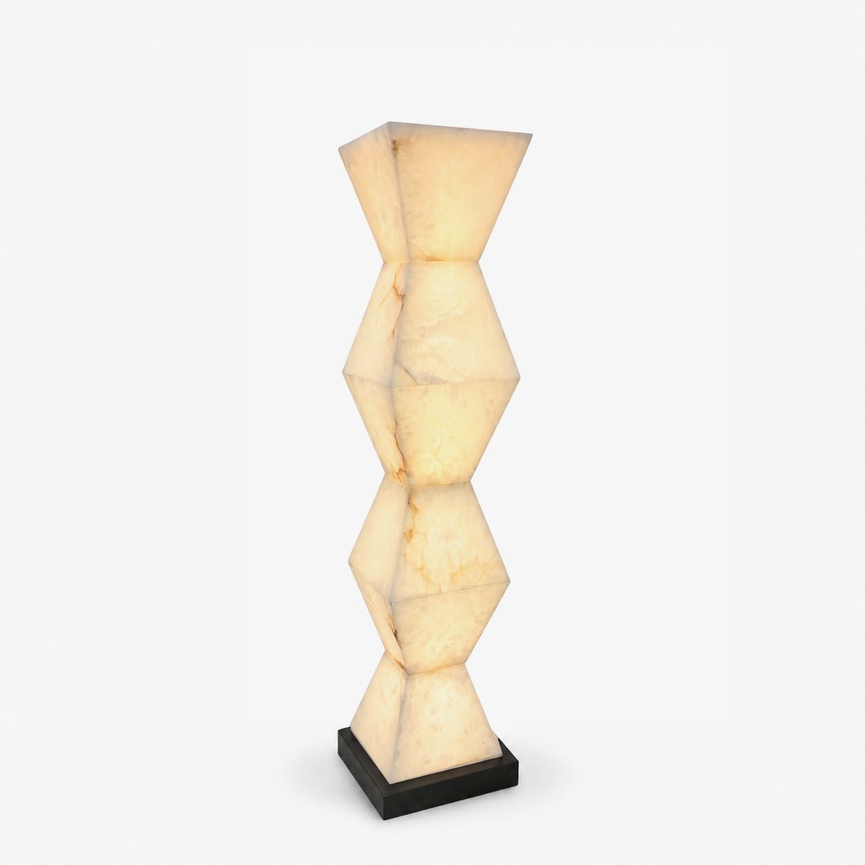 Cairn Alabaster Floor Lamp-Neutral Decor