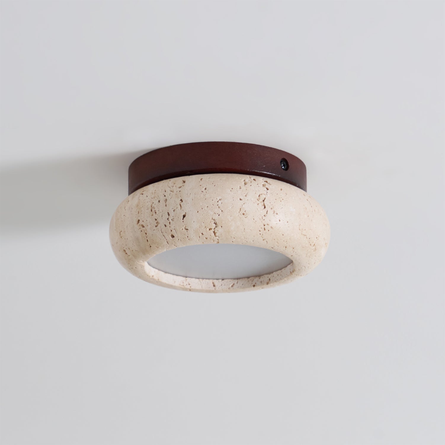 Astra Ceiling Light Mini Donut Travertine - Neutralighting