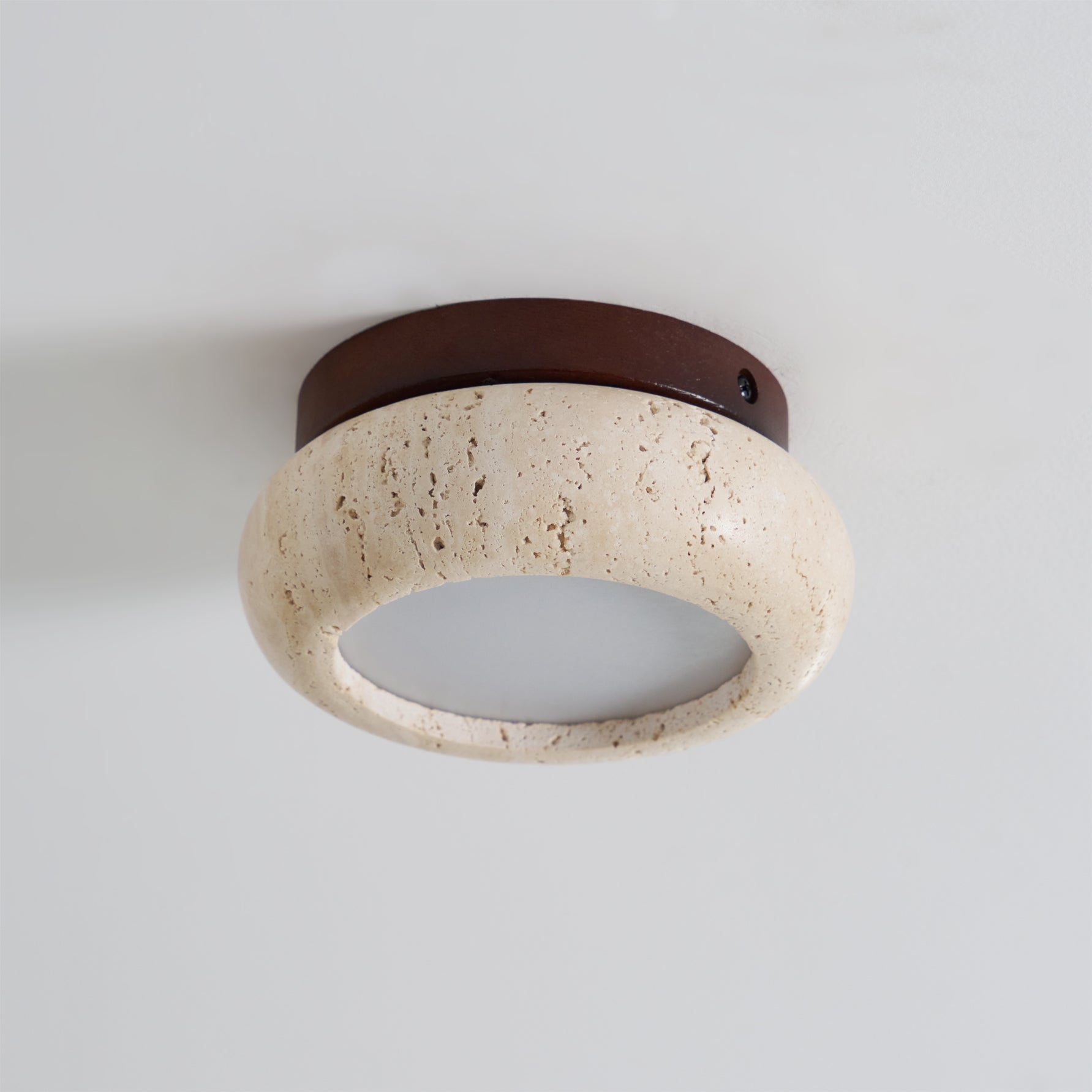 Astra Ceiling Light Mini Donut Travertine - Neutralighting
