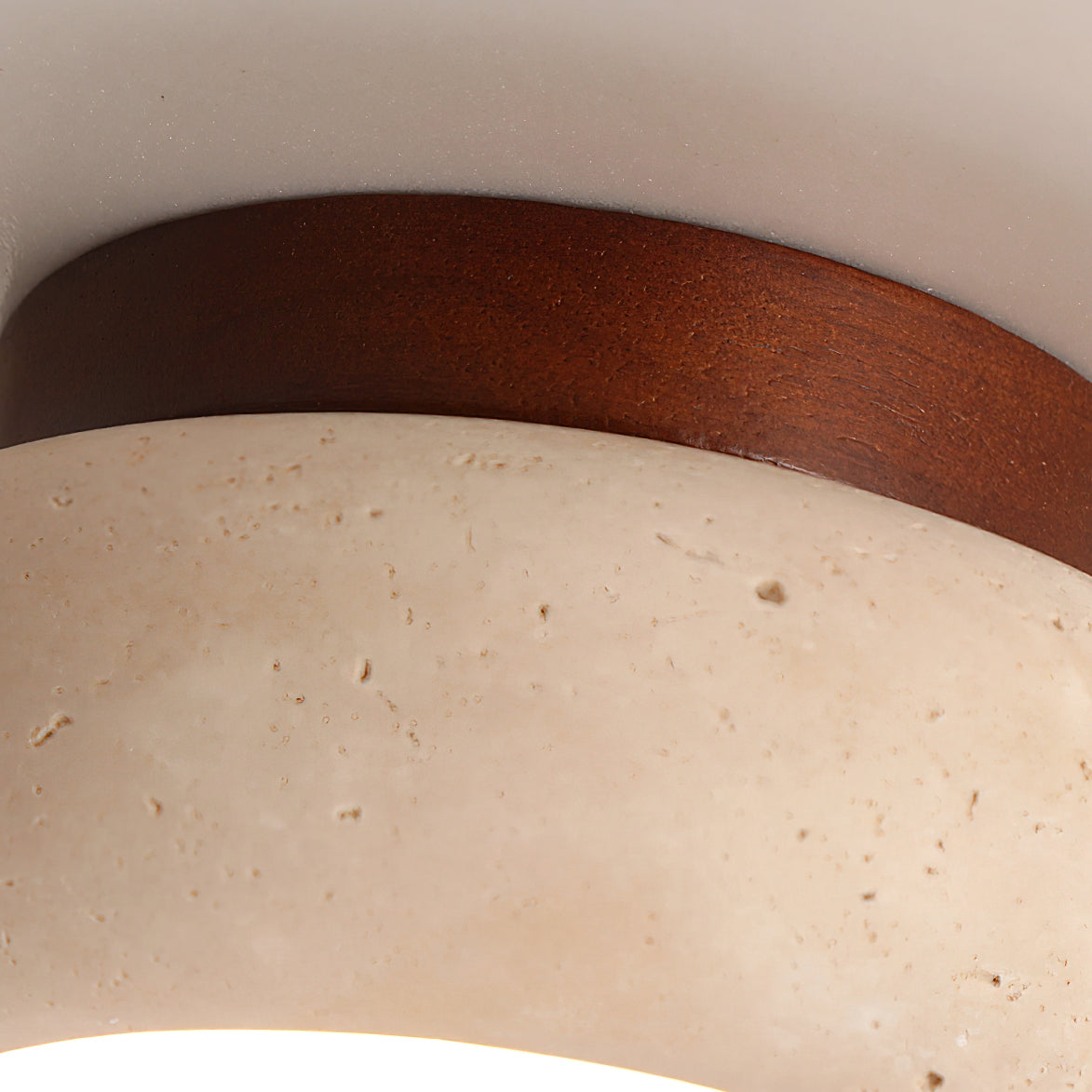 Astra Ceiling Light Mini Donut Travertine - Neutralighting