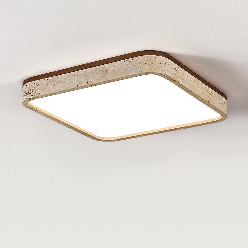 Calden Travertine Ceiling Lamp-Neutral Decor