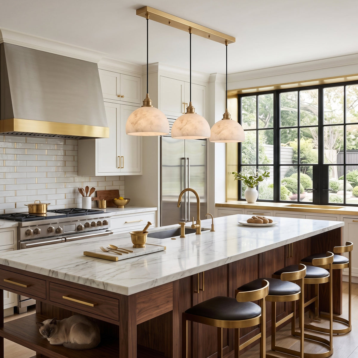 Flintwick Alabaster Pendant Light
