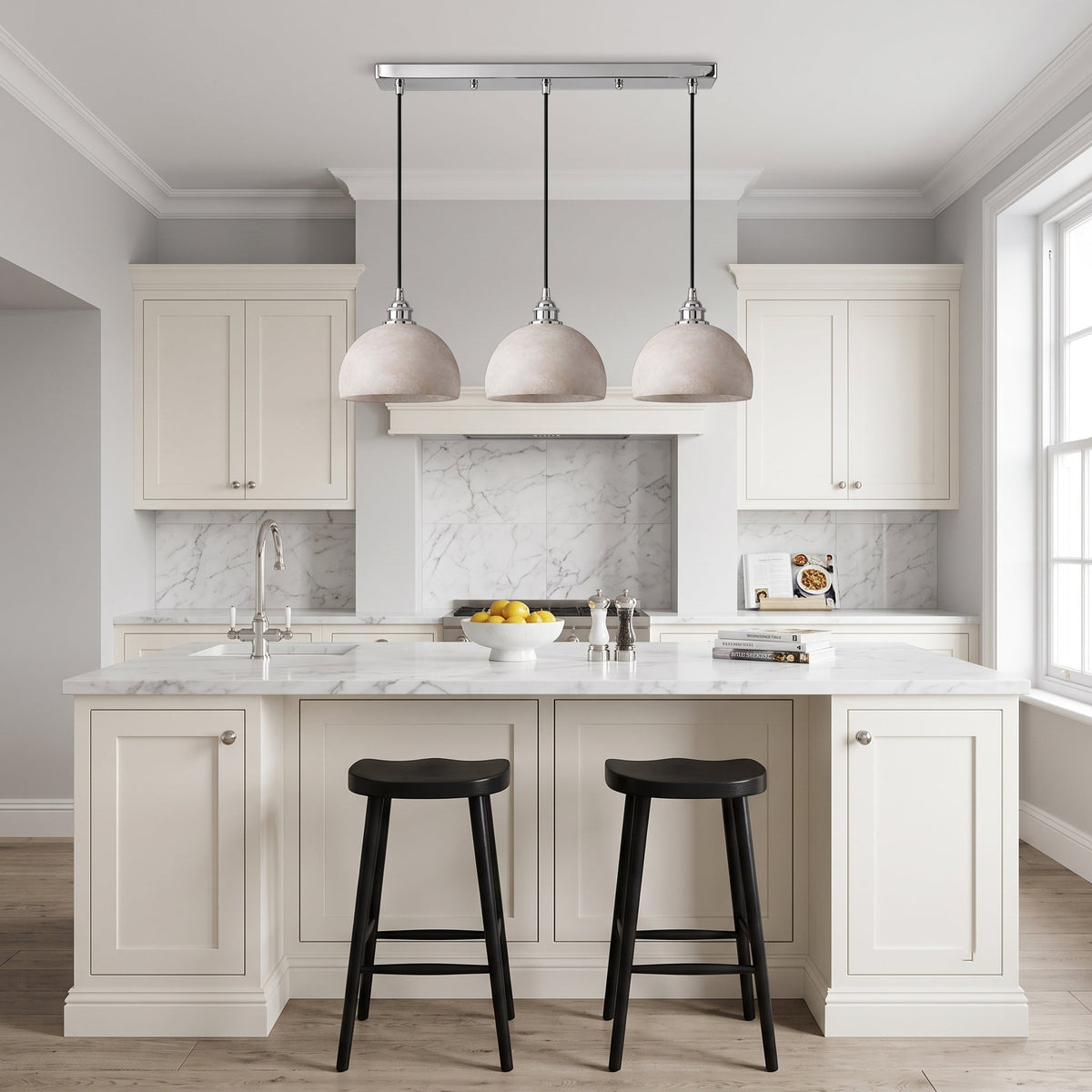 Flintwick Alabaster Pendant Light