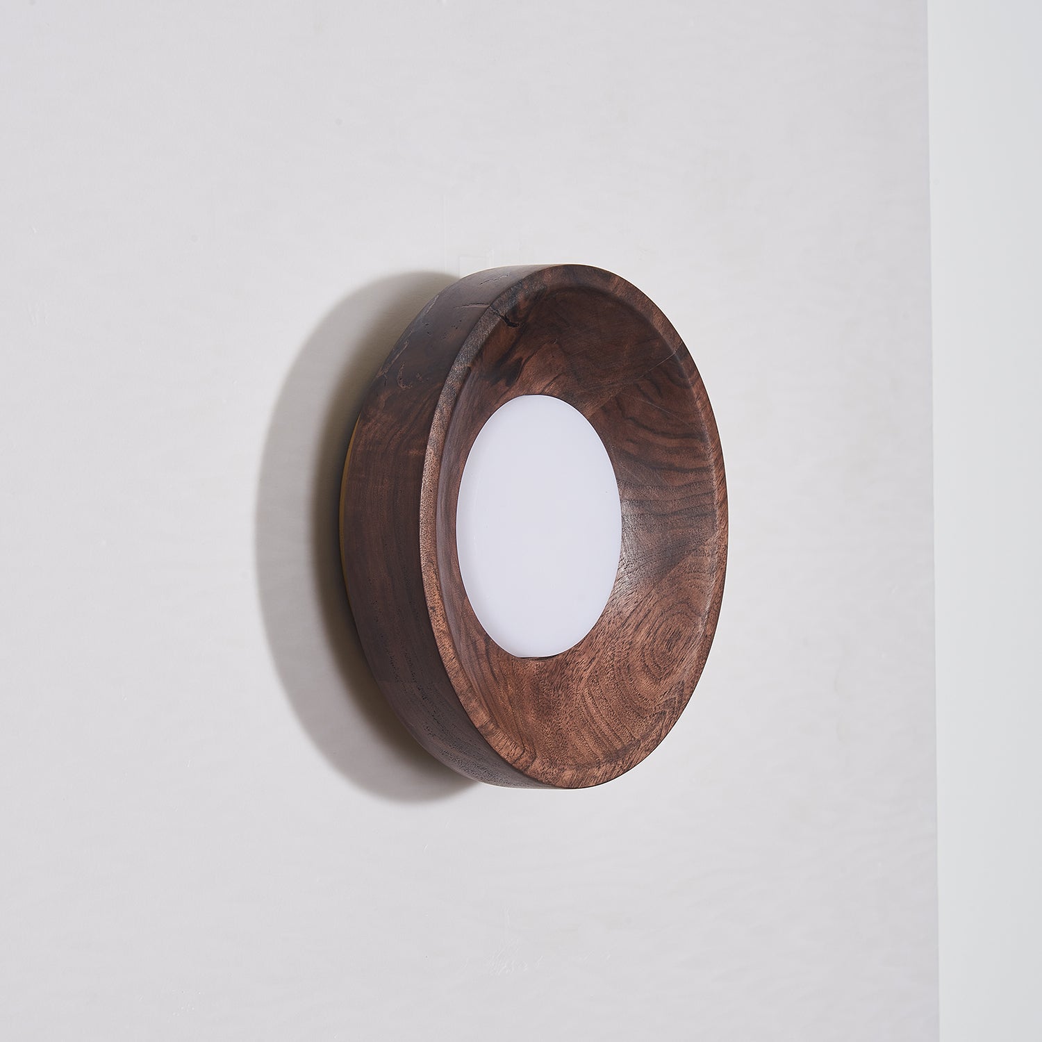 Lustra Wall Lamp Walnut Wood Acrylic-Neutral Decor