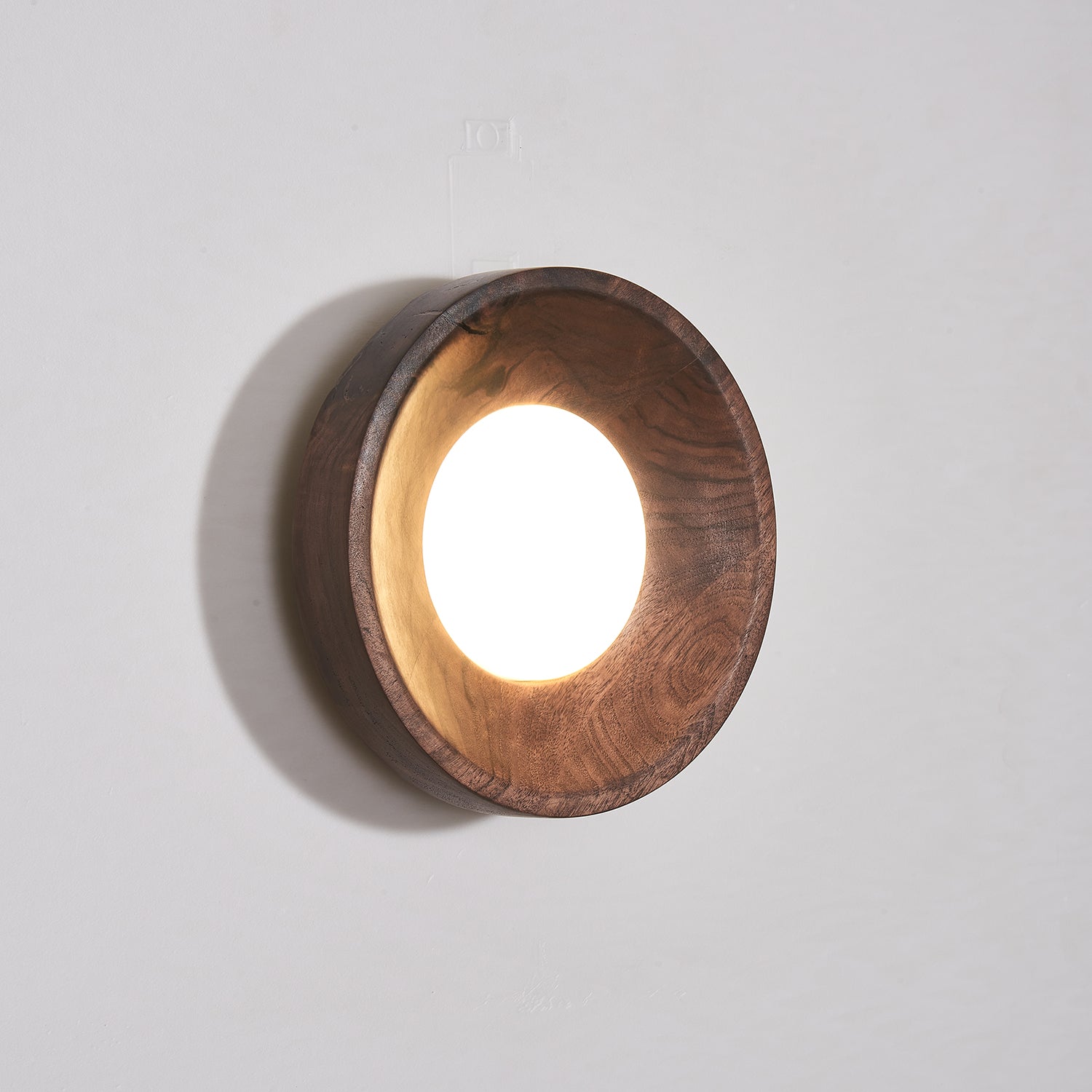 Lustra Wall Lamp Walnut Wood Acrylic-Neutral Decor