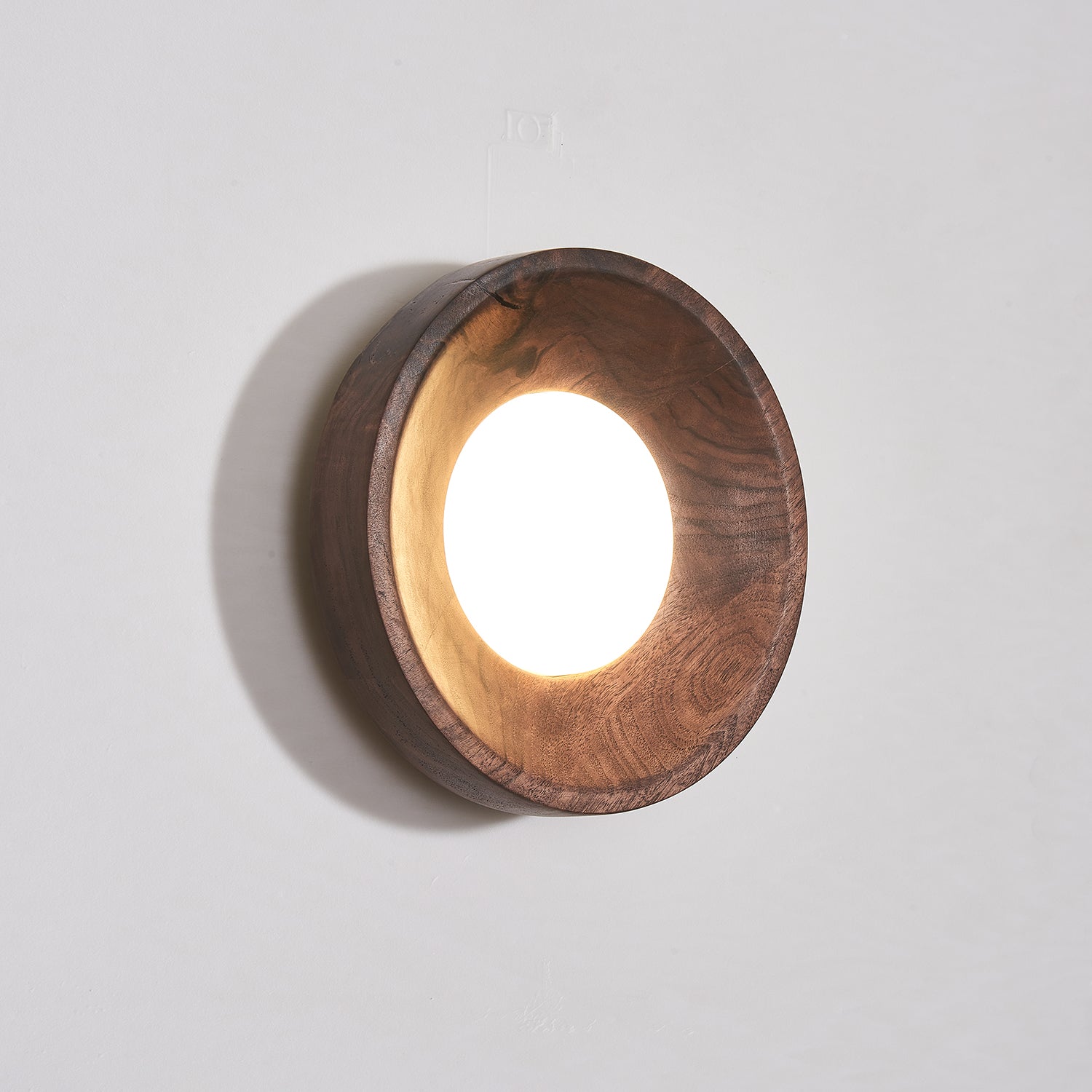 Lustra Wall Lamp Walnut Wood Acrylic-Neutral Decor