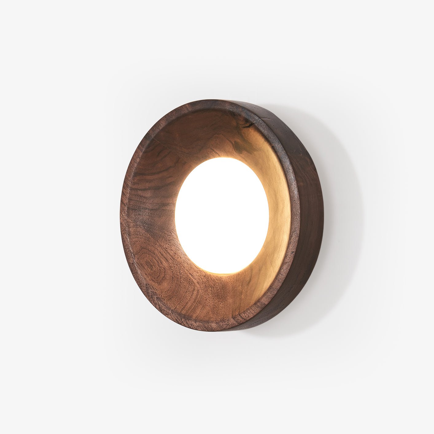 Lustra Wall Lamp Walnut Wood Acrylic-Neutral Decor