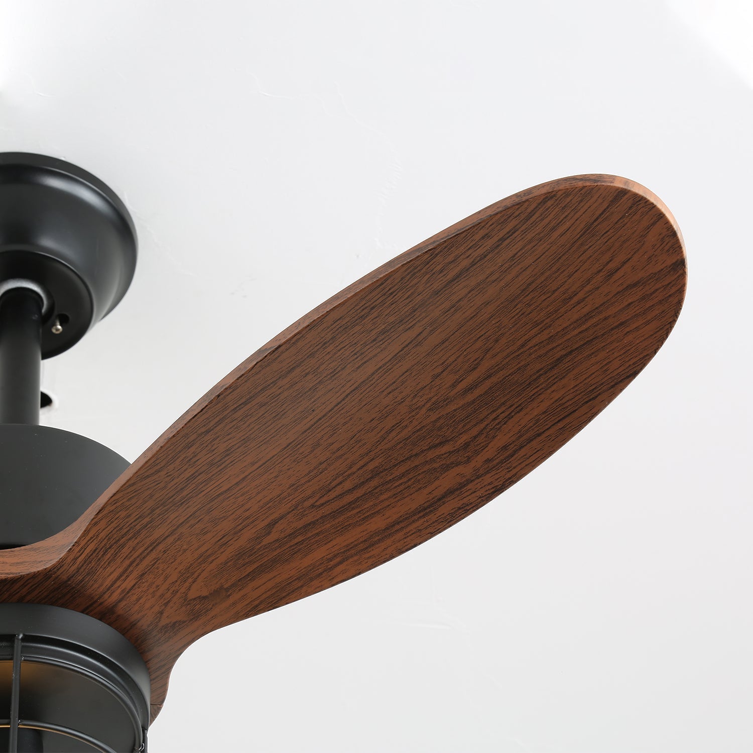 Brivn Industrial Wood Ceiling Fan Light-Neutral Decor