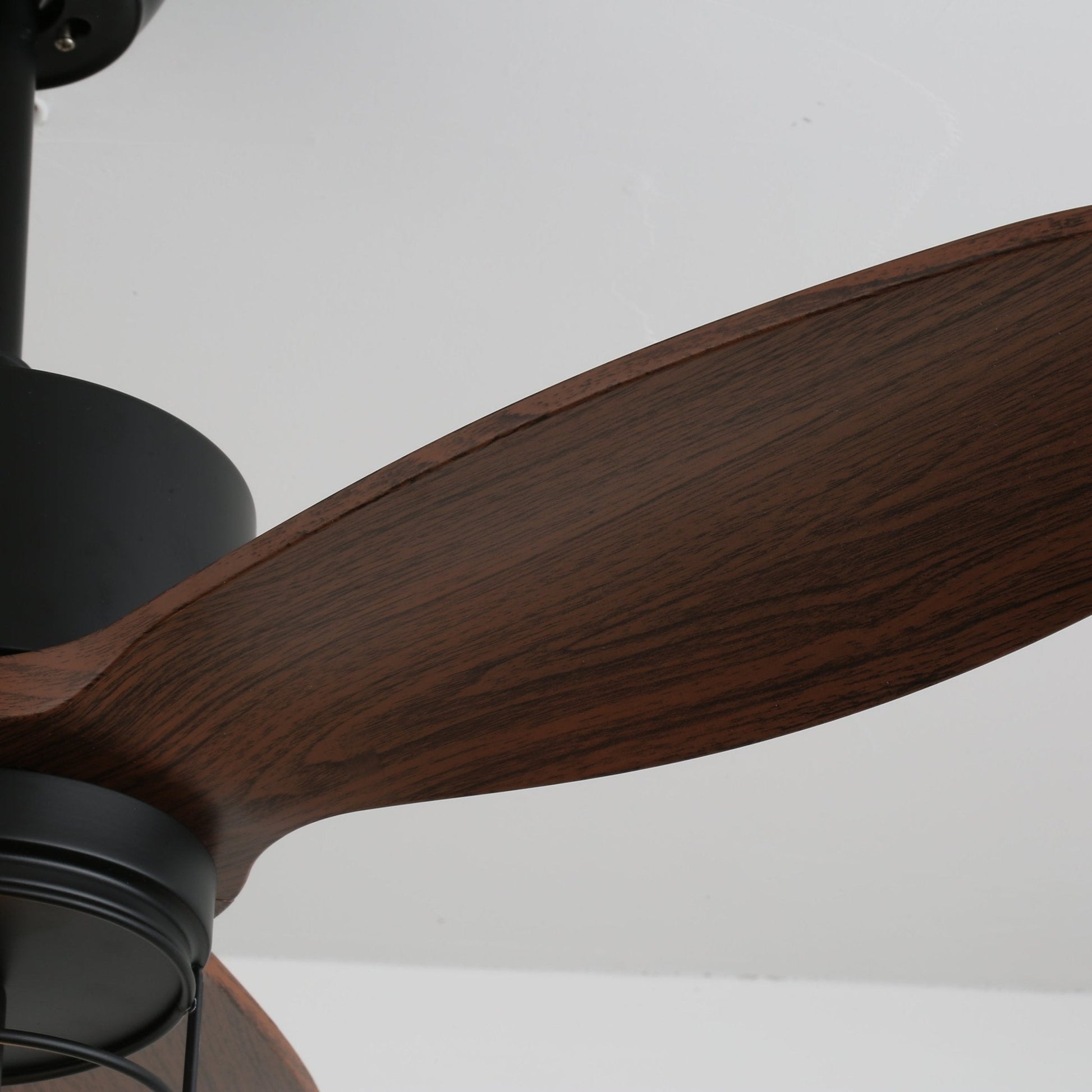 Brivn Industrial Wood Ceiling Fan Light-Neutral Decor