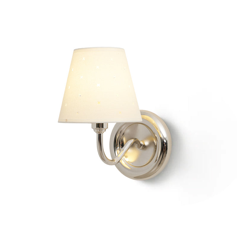 View of the E12/E14 socket inside the Caleb sconce shade.