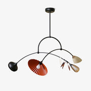 FloraCurv Glass Artisan Pendant Light-Neutral Decor