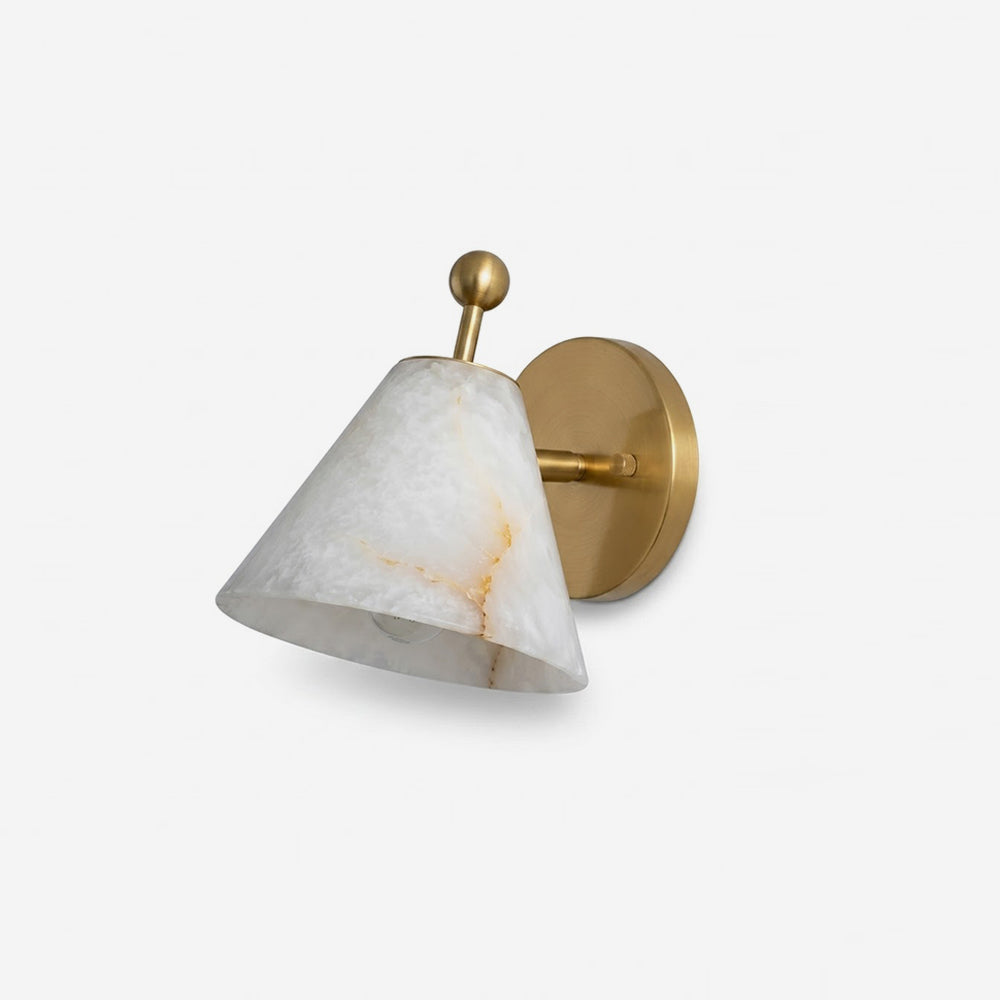 Iris Alabaster Wall Sconce