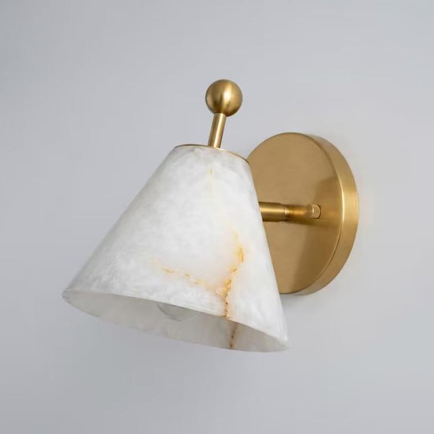Iris Alabaster Wall Sconce