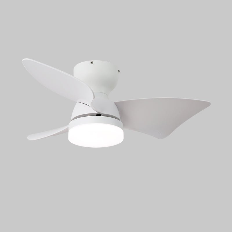 Mirella Silver Wood Ceiling Fan Light-Neutral Decor
