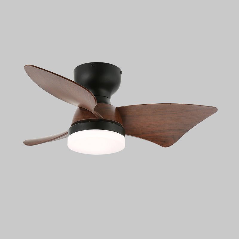 Mirella Silver Wood Ceiling Fan Light-Neutral Decor
