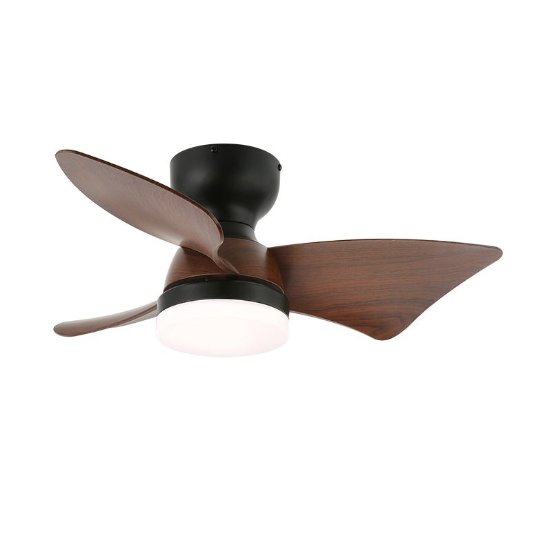 Mirella Silver Wood Ceiling Fan Light-Neutral Decor