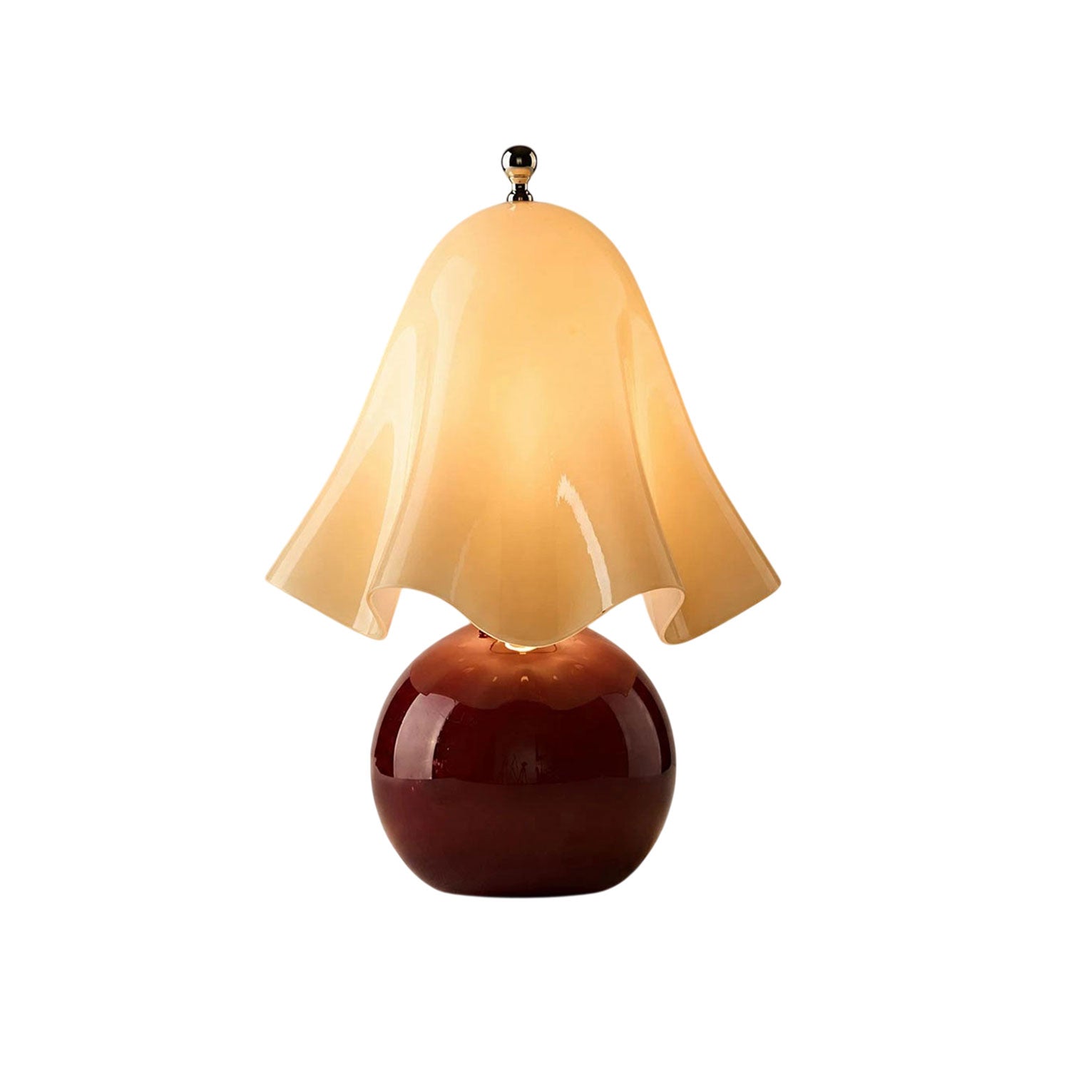 Velara Glass Table Lamp-Neutral Decor