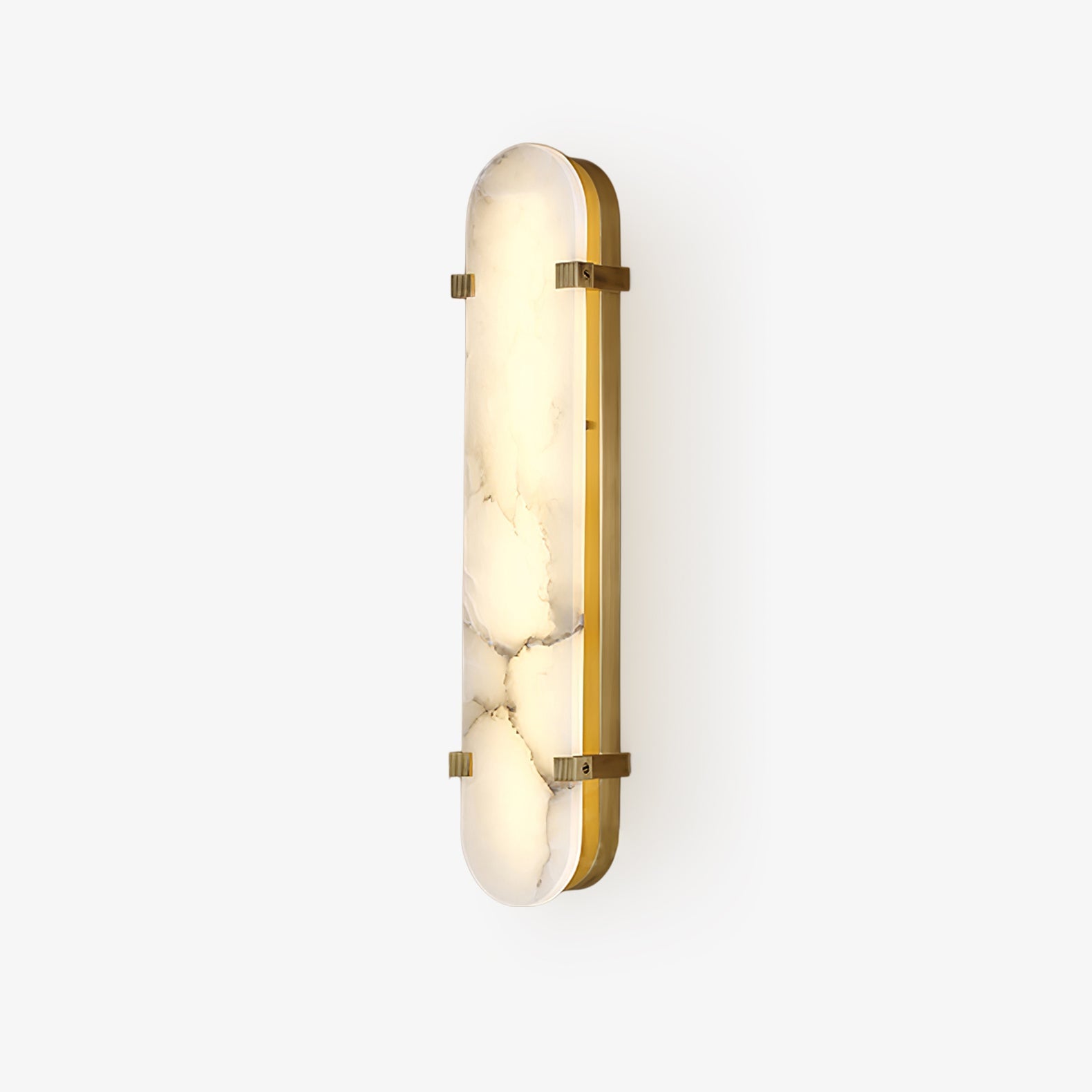 Lunaris Modern Alabaster Wall Light-Neutral Decor