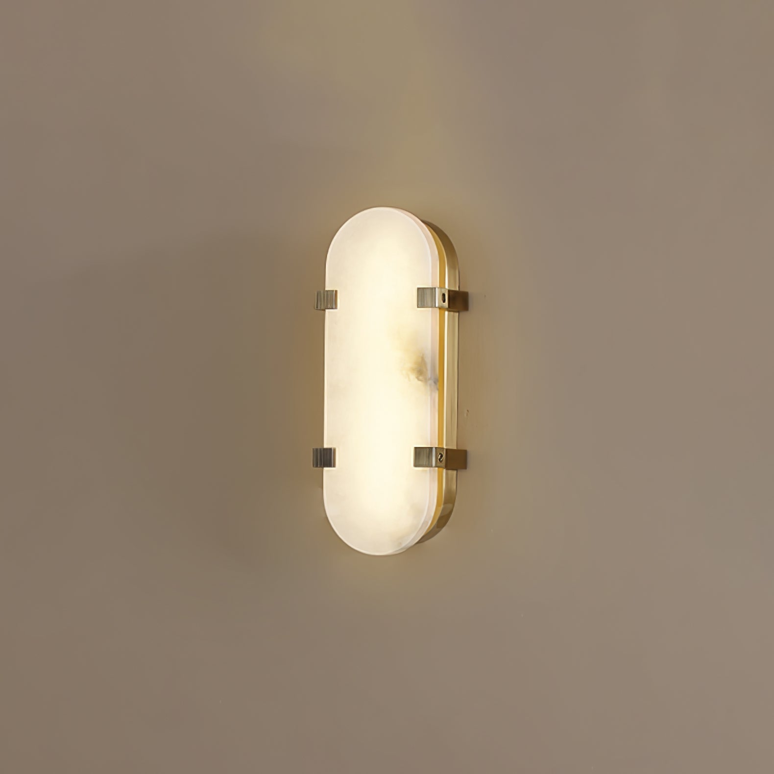Lunaris Modern Alabaster Wall Light-Neutral Decor