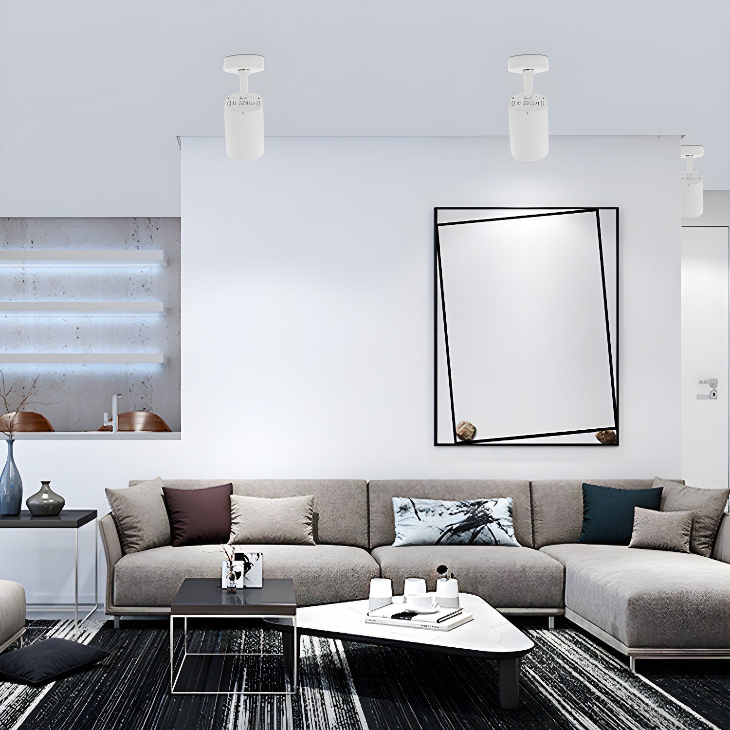 Sysorila Modern Minimalist Beam Spotlight Ceiling lamp-Neutral Decor
