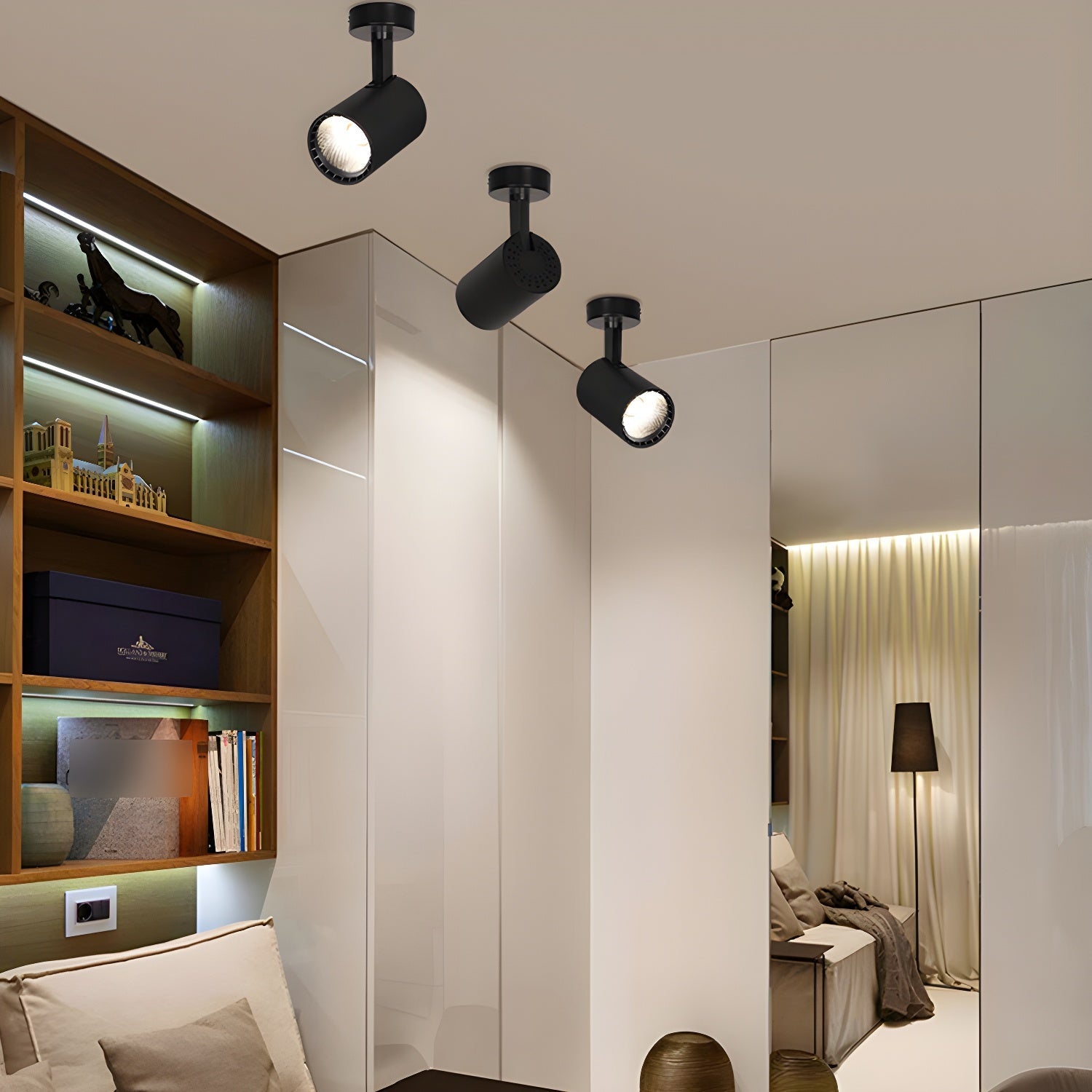 Sysorila Modern Minimalist Beam Spotlight Ceiling lamp-Neutral Decor