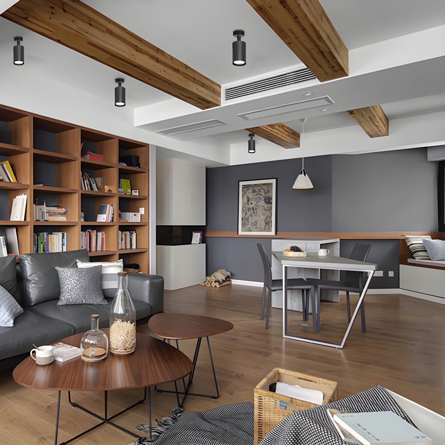 Sysorila Modern Minimalist Beam Spotlight Ceiling lamp-Neutral Decor