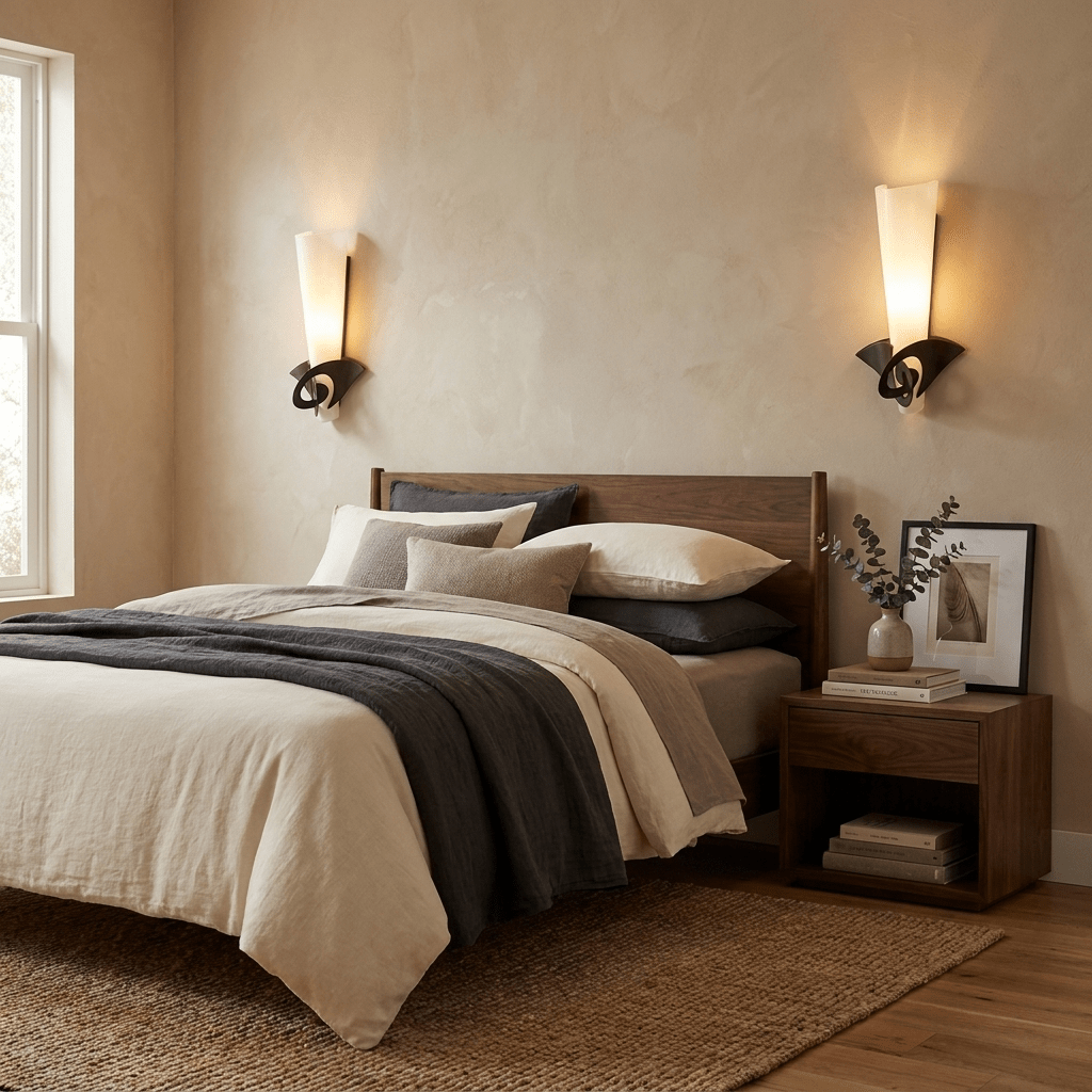 Calla Glass Wall Sconce-Neutral Decor