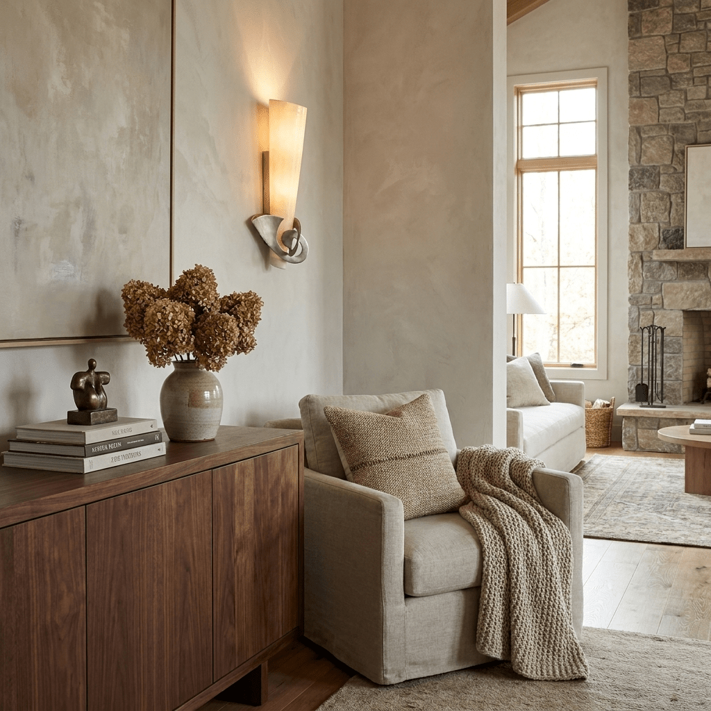 Calla Glass Wall Sconce-Neutral Decor