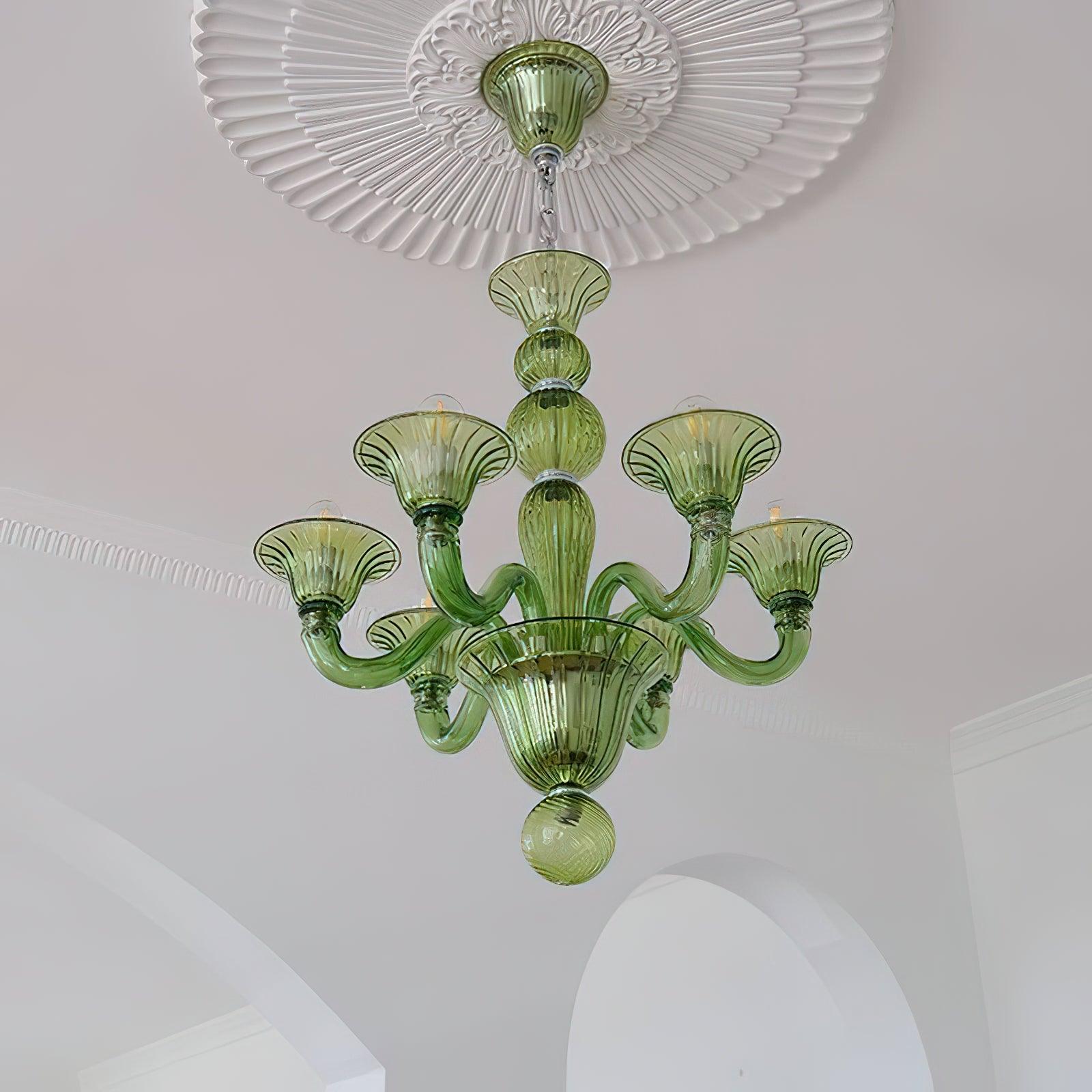 Vase Chandelier Murano Glass Exotic-Neutral Decor